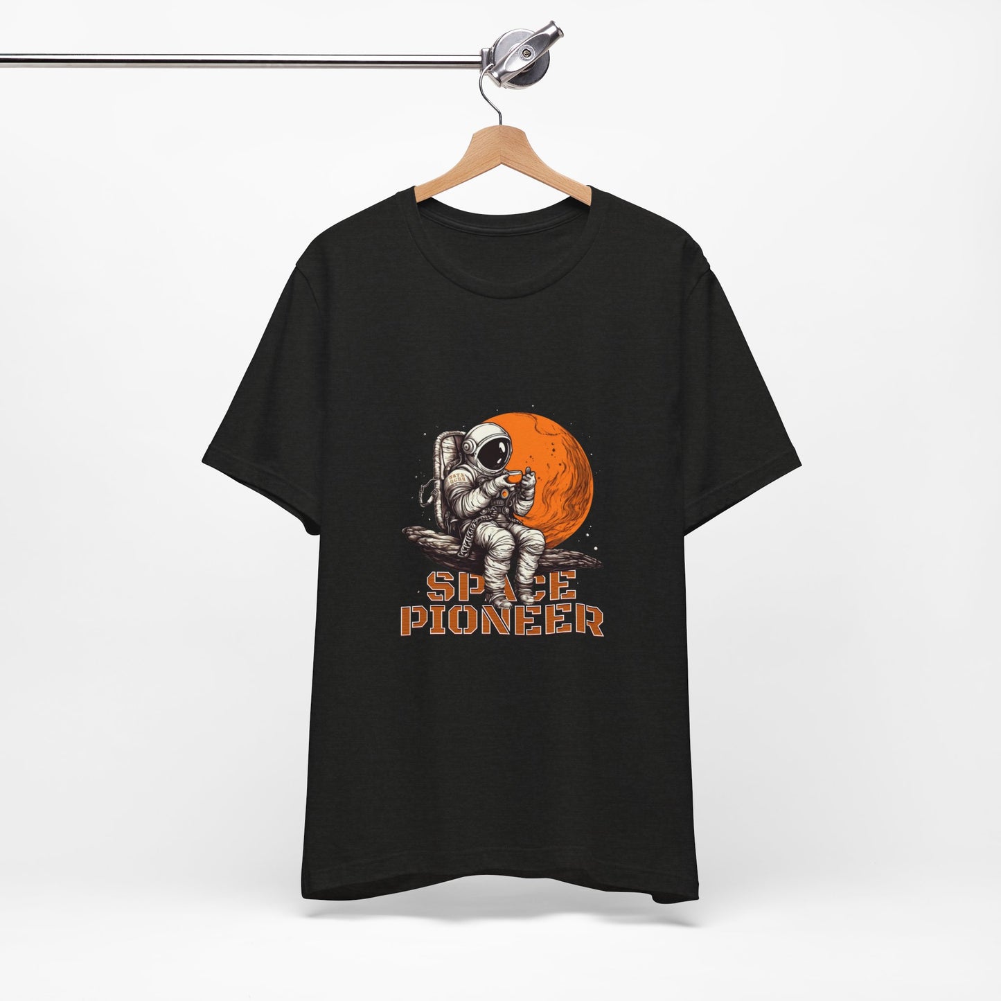 Space Pioneer Astronaut Tee, Cosmic Shirt, Gift for Astro Lovers, Unisex Graphic Tee, Sci-Fi T-Shirt, Casual Spacewear