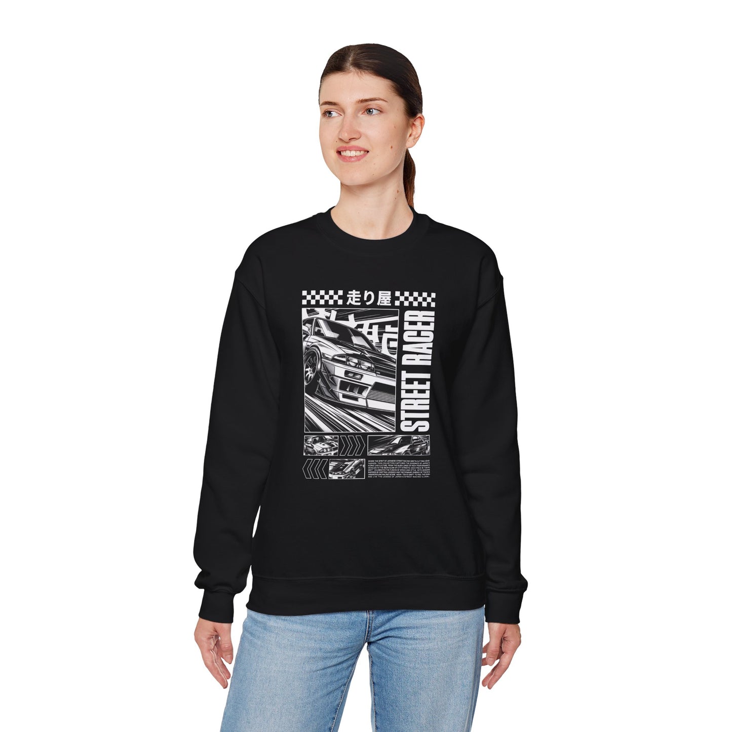 Vintage Racing Graphic Sweatshirt, Cool Car Sweatshirt, Automotive Gift, Unisex Crewneck, Casual Wear, Perfect for Car Lovers