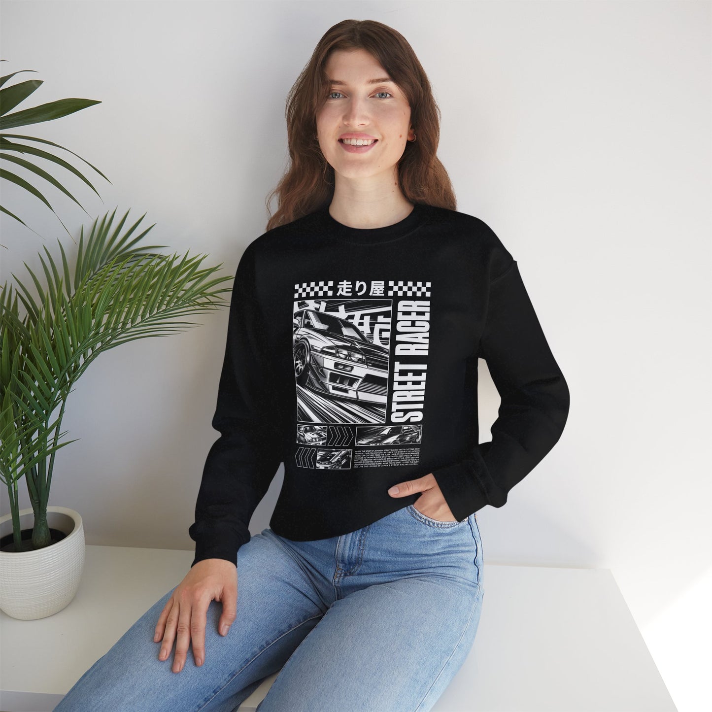 Vintage Racing Graphic Sweatshirt, Cool Car Sweatshirt, Automotive Gift, Unisex Crewneck, Casual Wear, Perfect for Car Lovers