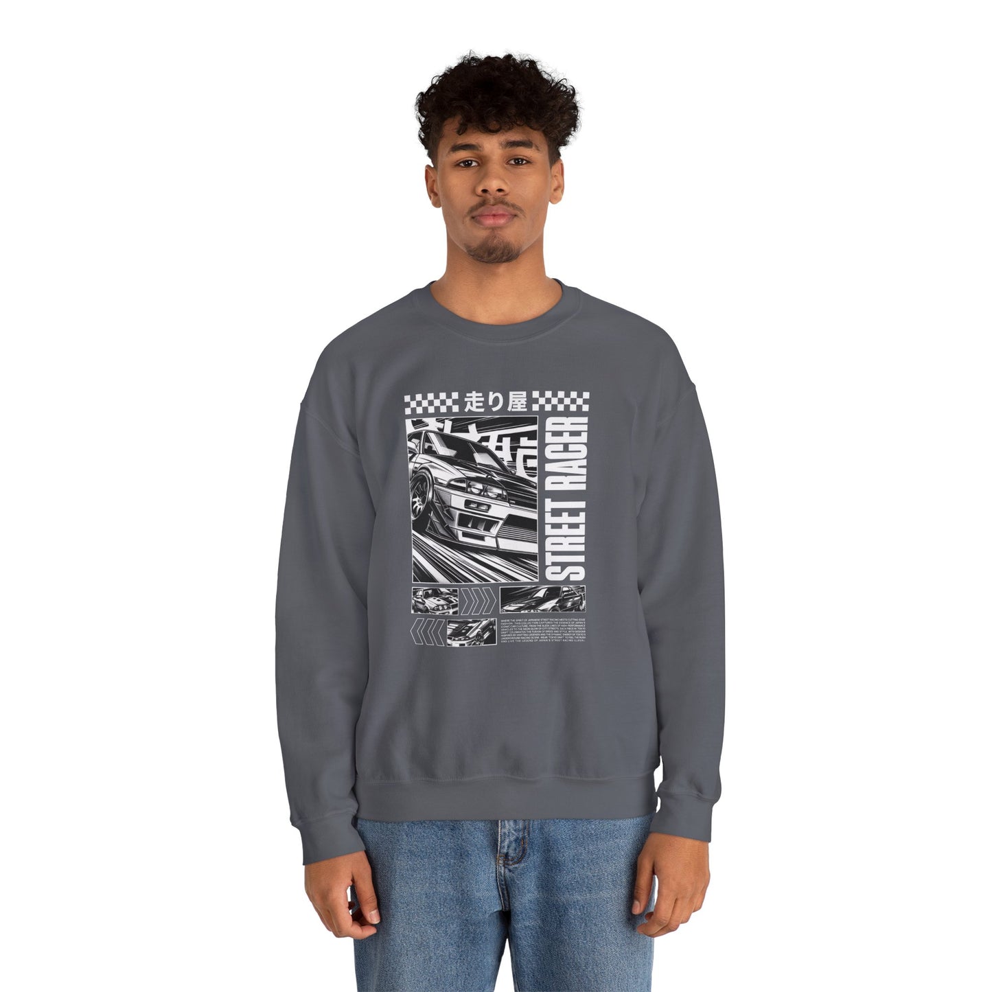 Vintage Racing Graphic Sweatshirt, Cool Car Sweatshirt, Automotive Gift, Unisex Crewneck, Casual Wear, Perfect for Car Lovers