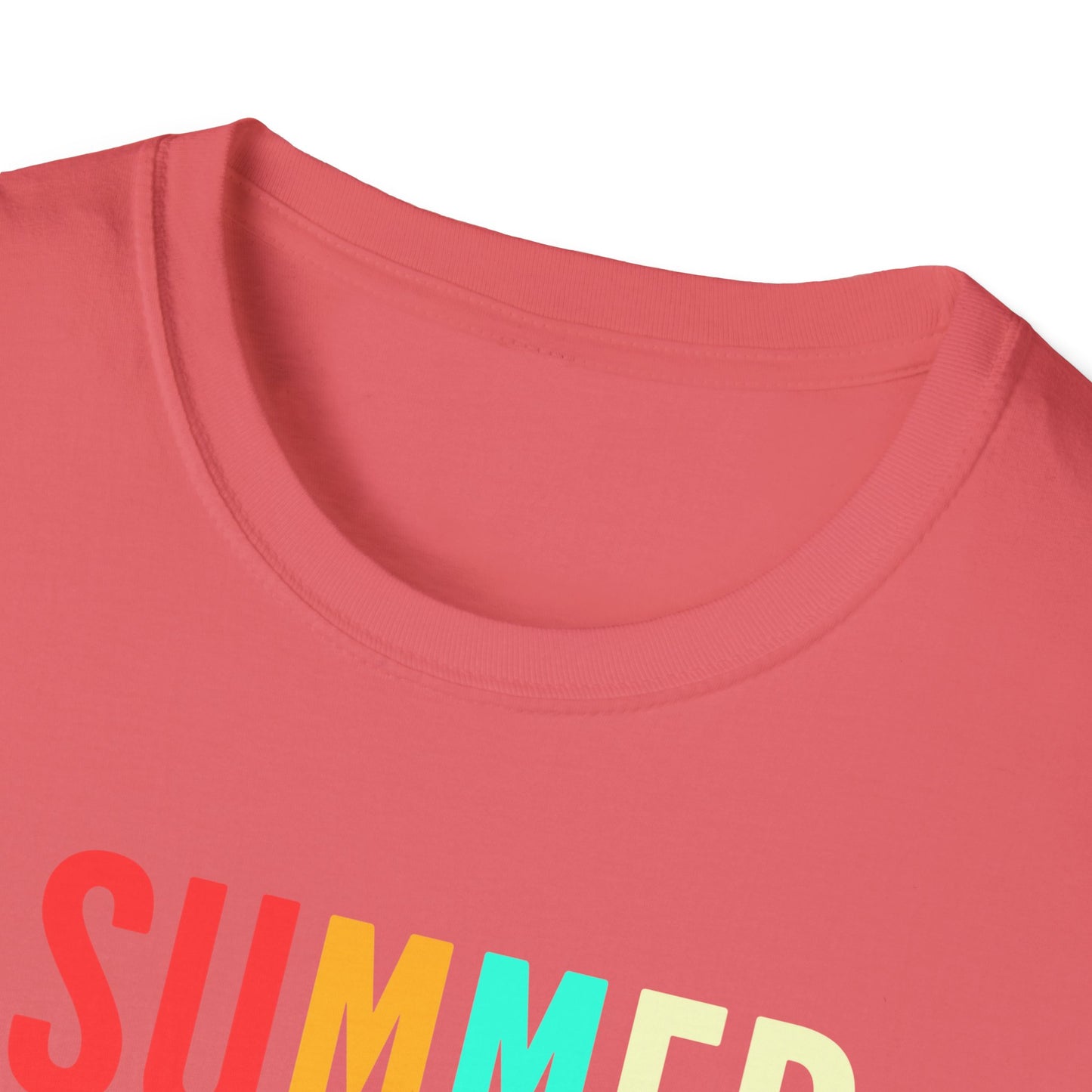 Summer Vibes Unisex T-Shirt, Beach Party Shirt, Casual Wear, Gift for Friends, Vacation Outfit, Coaster Inspired Design