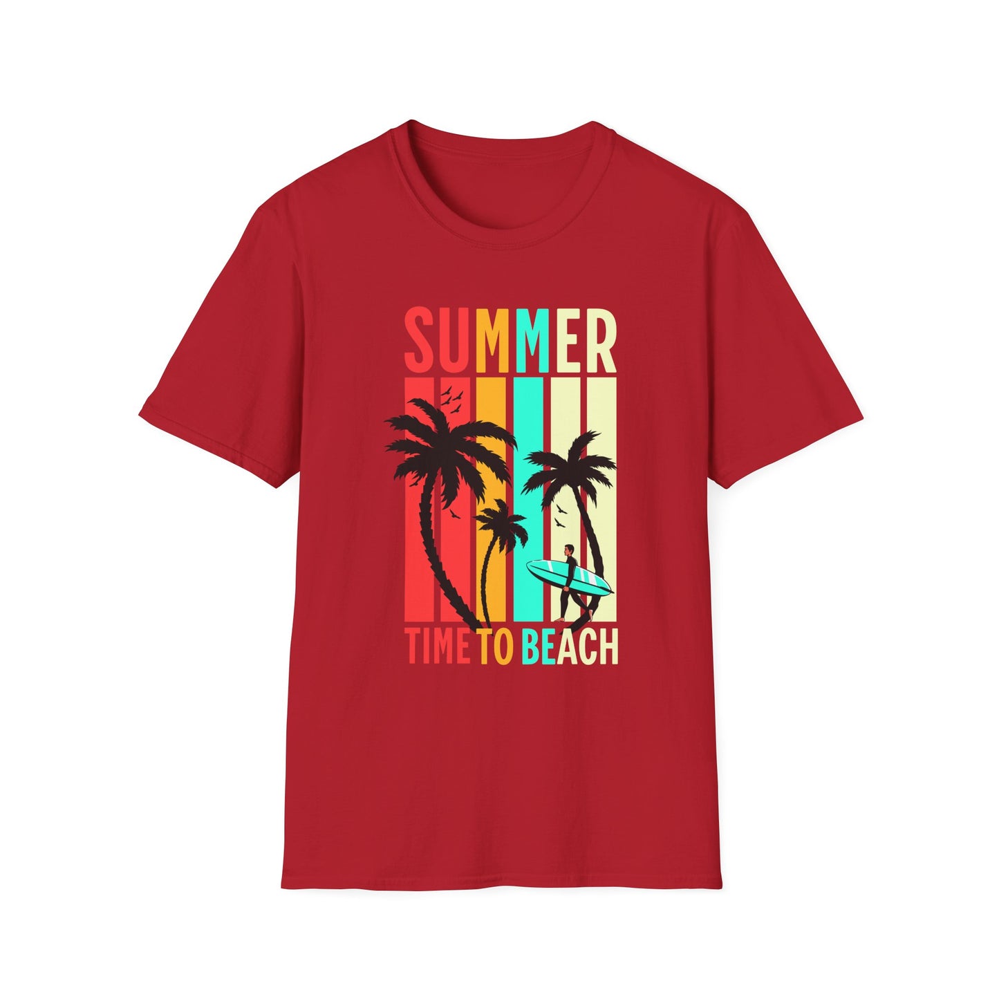 Summer Vibes Unisex T-Shirt, Beach Party Shirt, Casual Wear, Gift for Friends, Vacation Outfit, Coaster Inspired Design