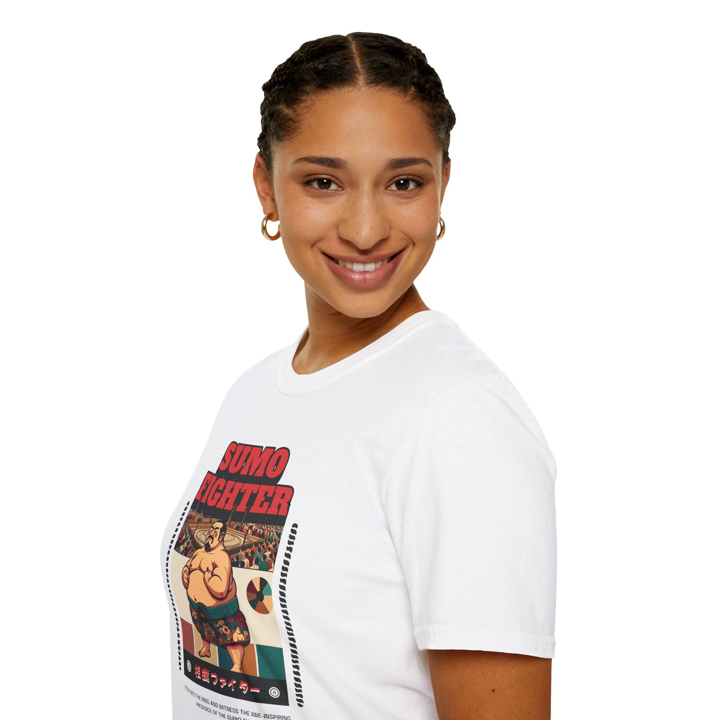Sumo Fighter Graphic Tee | Fun Unisex T-Shirt for Sports Fans, Unique Gift, Casual Style, Anime Lovers, Vintage Aesthetic