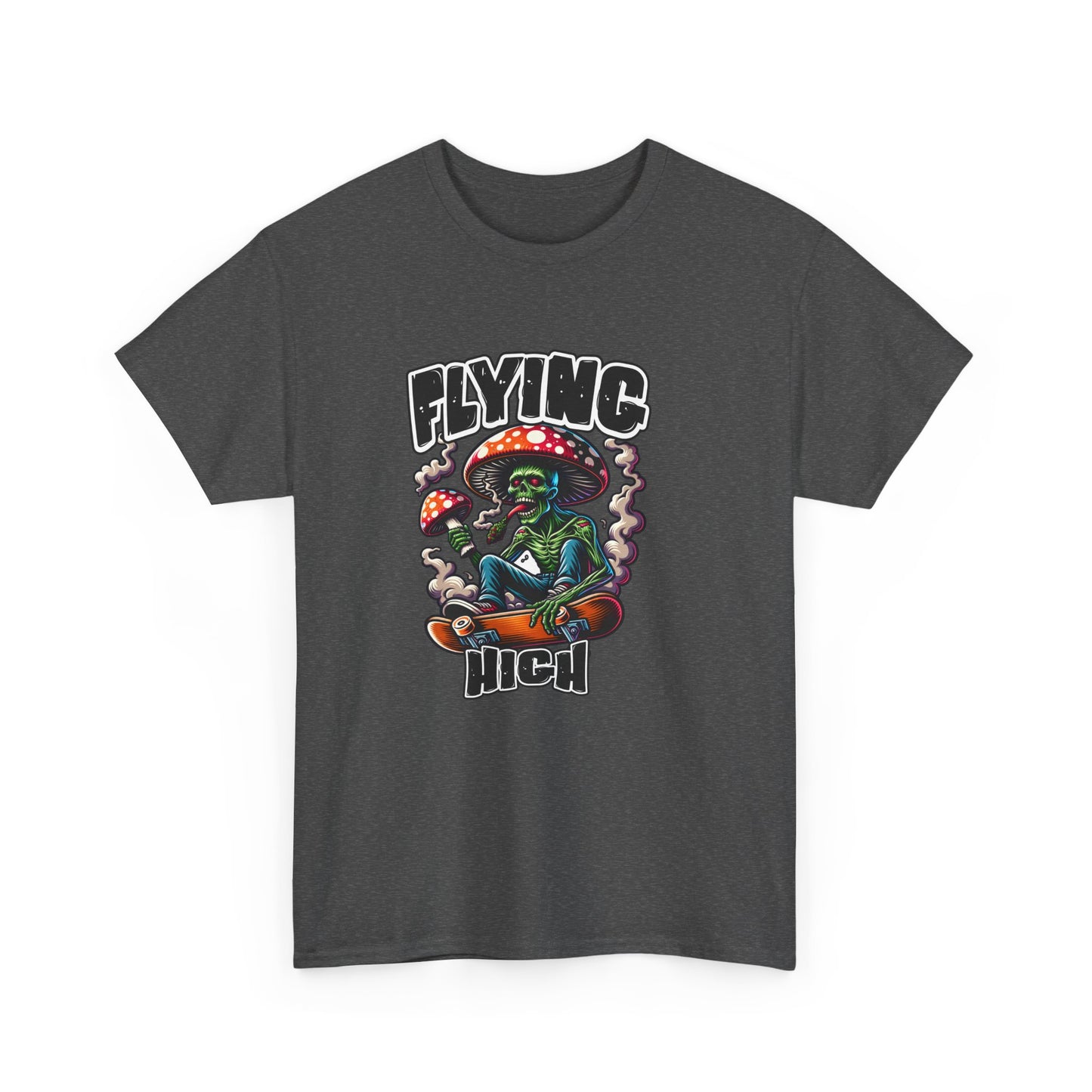 Flying High Unisex Cotton Tee, Psychedelic Shirt, Casual Wear, Gift for Stoners, Retro Fashion, Fun Graphic T-Shirt
