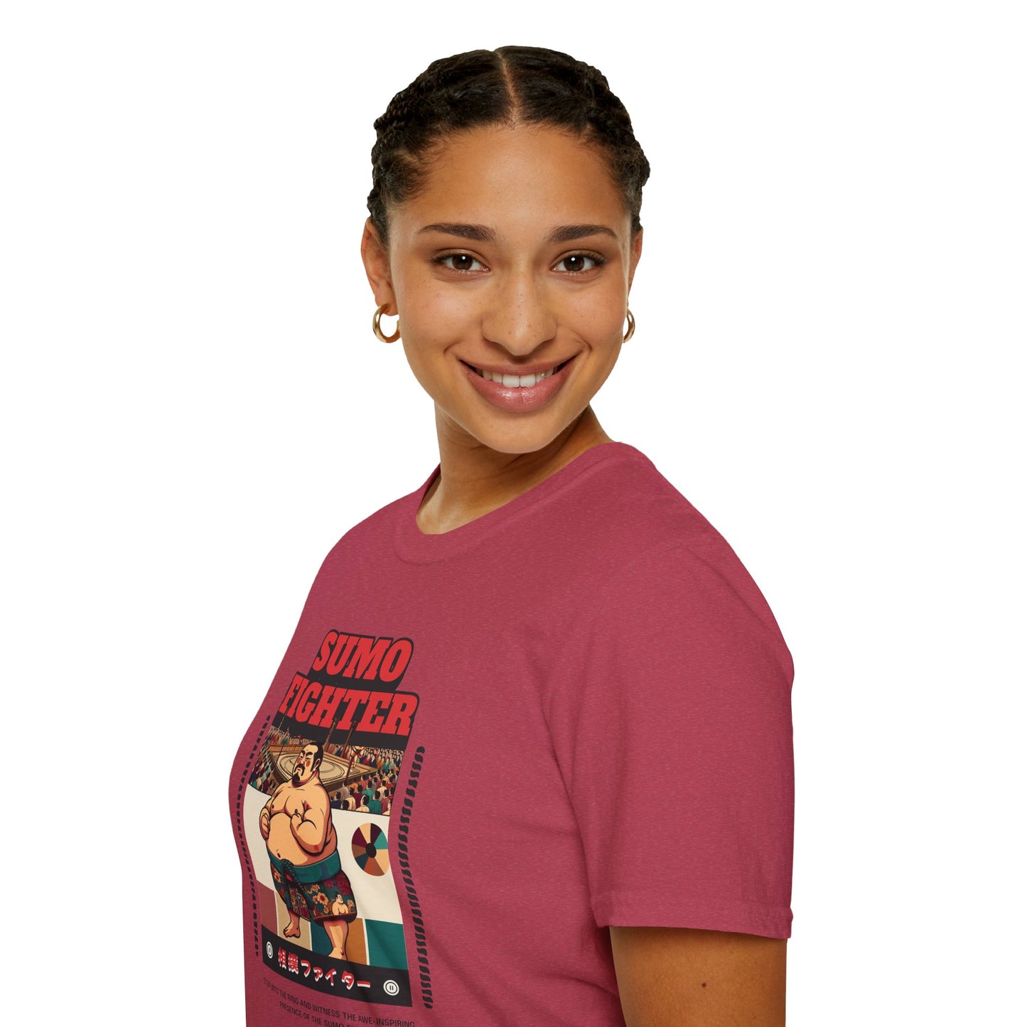 Sumo Fighter Graphic Tee | Fun Unisex T-Shirt for Sports Fans, Unique Gift, Casual Style, Anime Lovers, Vintage Aesthetic