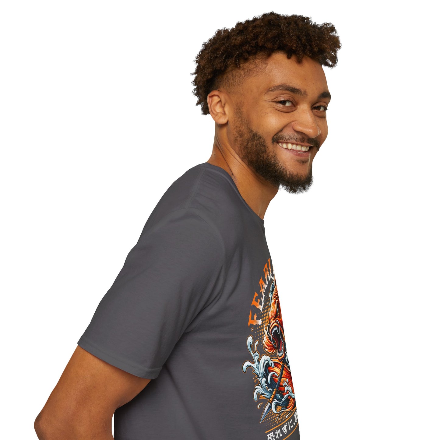 Fearless Koi Unisex Softstyle T-Shirt - Inspirational Gift, Casual Wear, Everyday Comfort, Success Apparel, Relaxed Fit