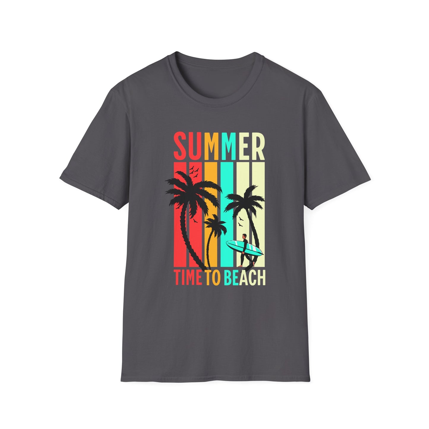 Summer Vibes Unisex T-Shirt, Beach Party Shirt, Casual Wear, Gift for Friends, Vacation Outfit, Coaster Inspired Design