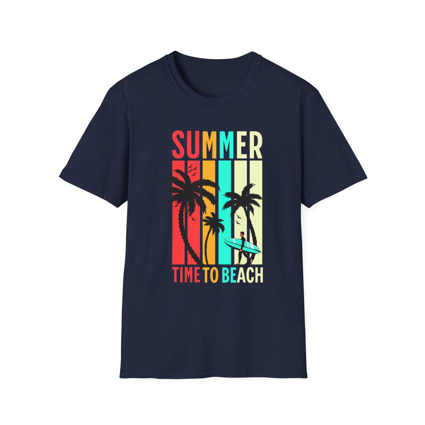 Summer Vibes Unisex T-Shirt, Beach Party Shirt, Casual Wear, Gift for Friends, Vacation Outfit, Coaster Inspired Design