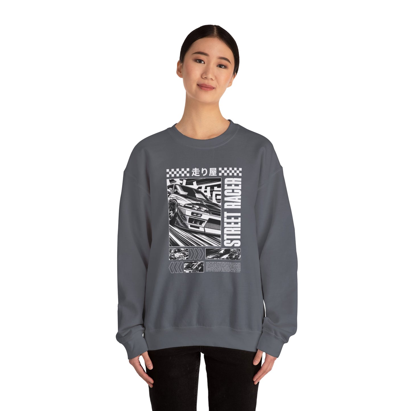 Vintage Racing Graphic Sweatshirt, Cool Car Sweatshirt, Automotive Gift, Unisex Crewneck, Casual Wear, Perfect for Car Lovers