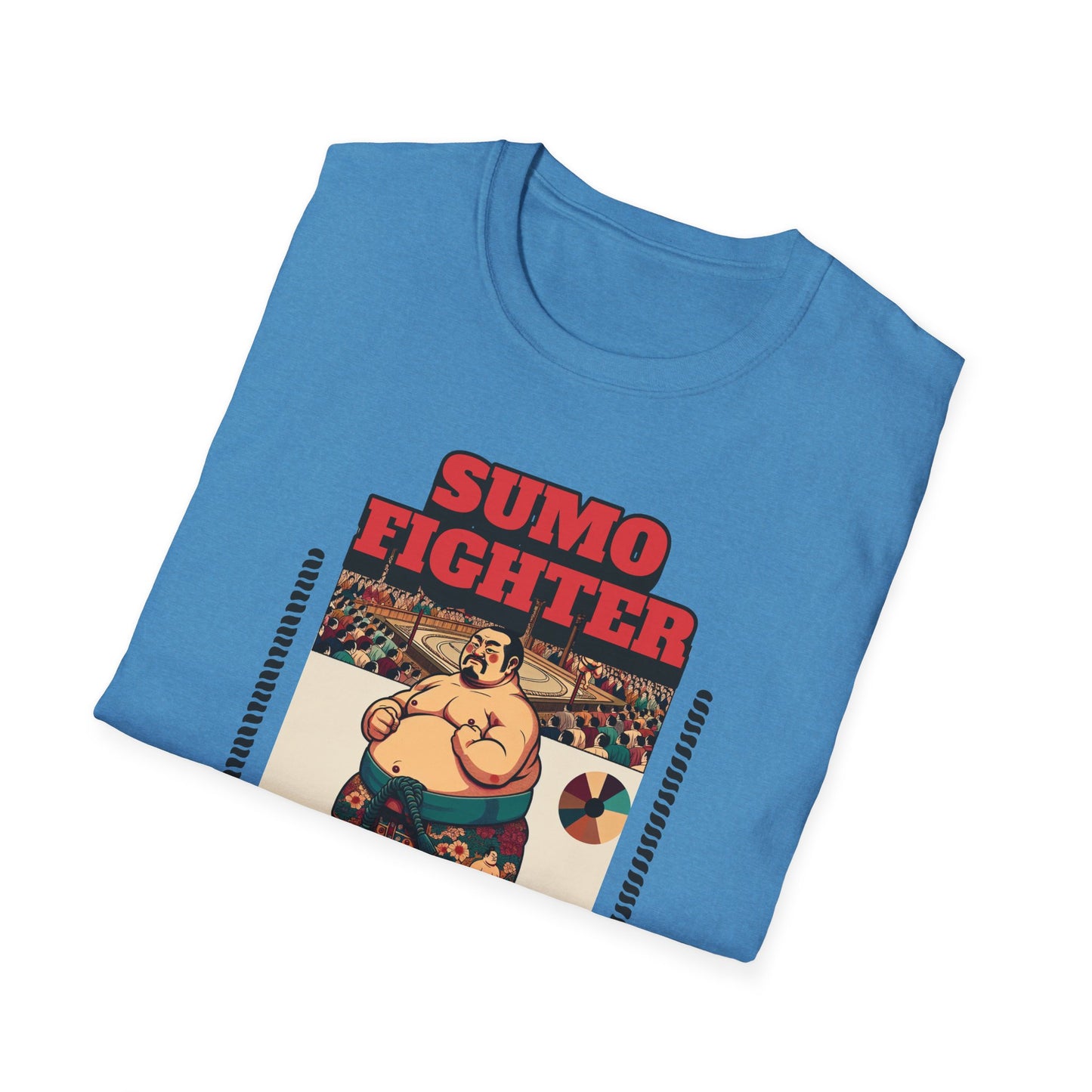 Sumo Fighter Graphic Tee | Fun Unisex T-Shirt for Sports Fans, Unique Gift, Casual Style, Anime Lovers, Vintage Aesthetic