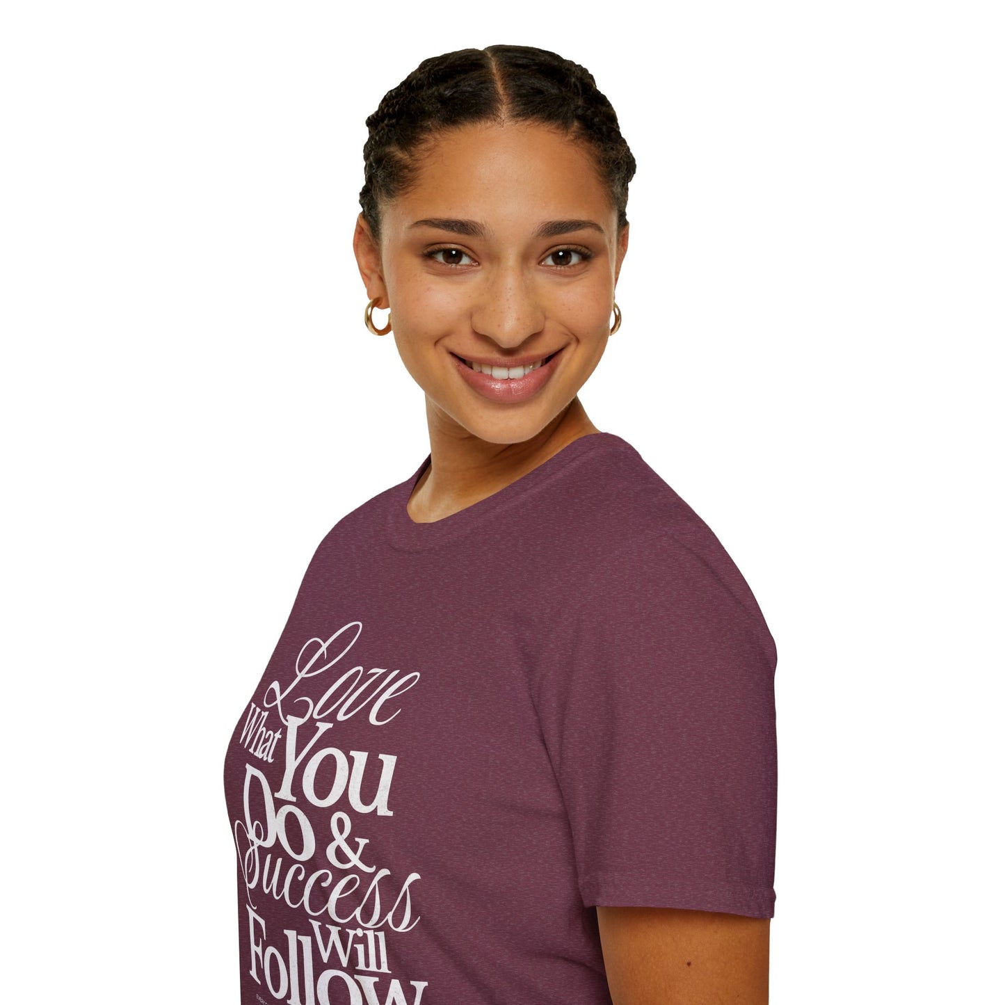 Motivational Quote Unisex Softstyle T-Shirt - Inspirational Gift, Casual Wear, Everyday Comfort, Success Apparel, Relaxed Fit