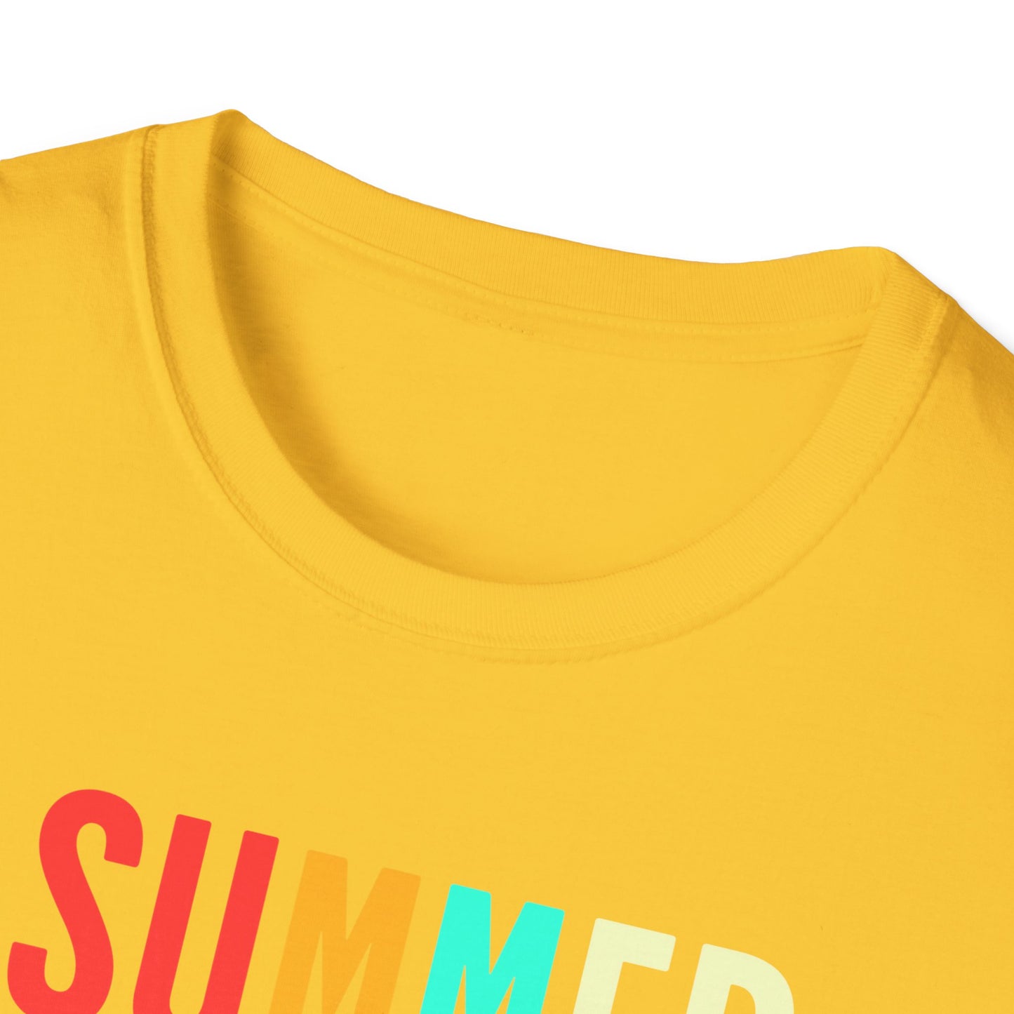 Summer Vibes Unisex T-Shirt, Beach Party Shirt, Casual Wear, Gift for Friends, Vacation Outfit, Coaster Inspired Design