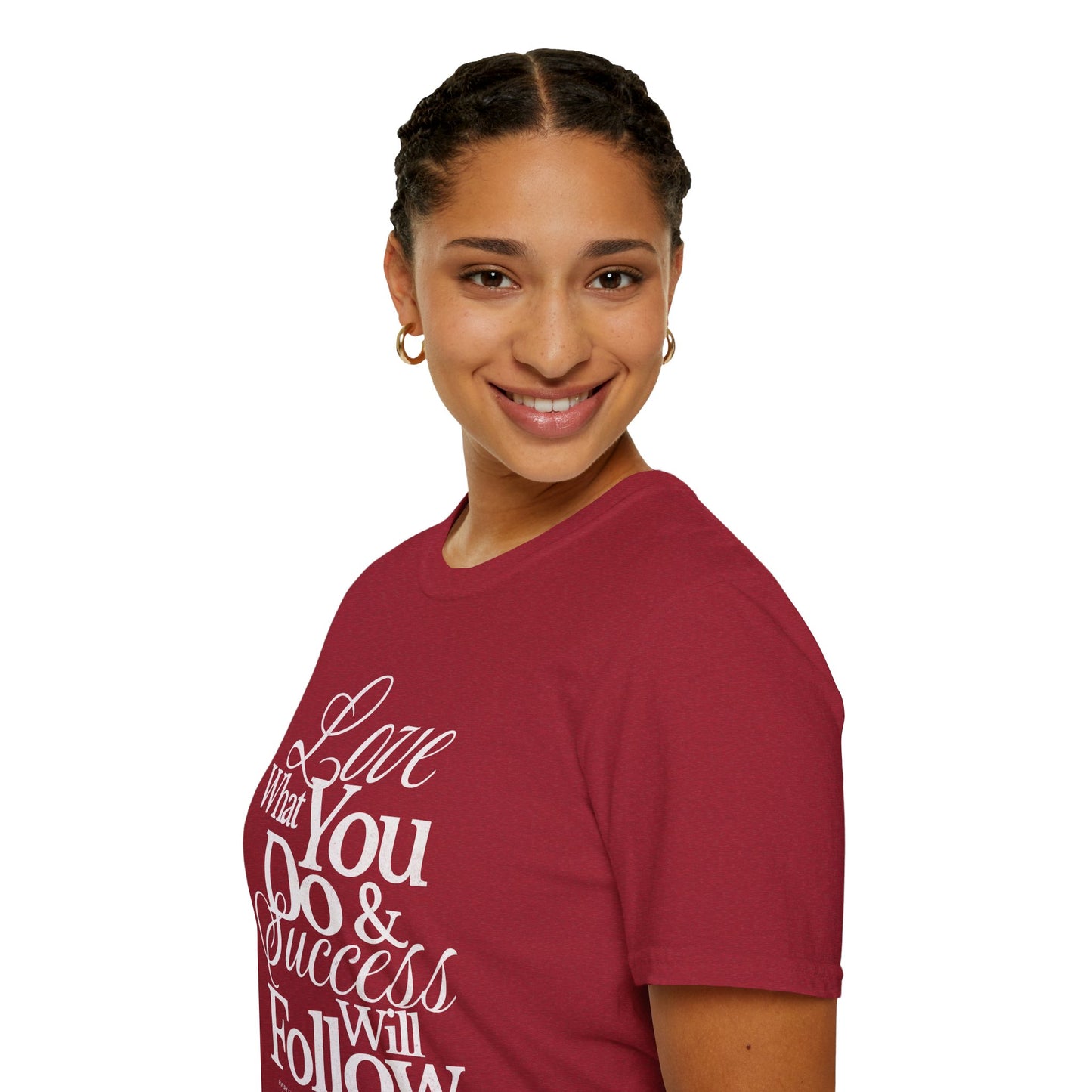 Motivational Quote Unisex Softstyle T-Shirt - Inspirational Gift, Casual Wear, Everyday Comfort, Success Apparel, Relaxed Fit