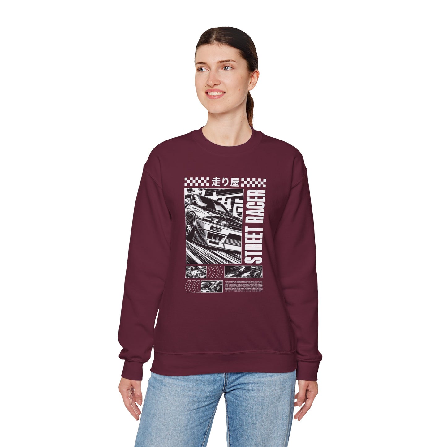 Vintage Racing Graphic Sweatshirt, Cool Car Sweatshirt, Automotive Gift, Unisex Crewneck, Casual Wear, Perfect for Car Lovers
