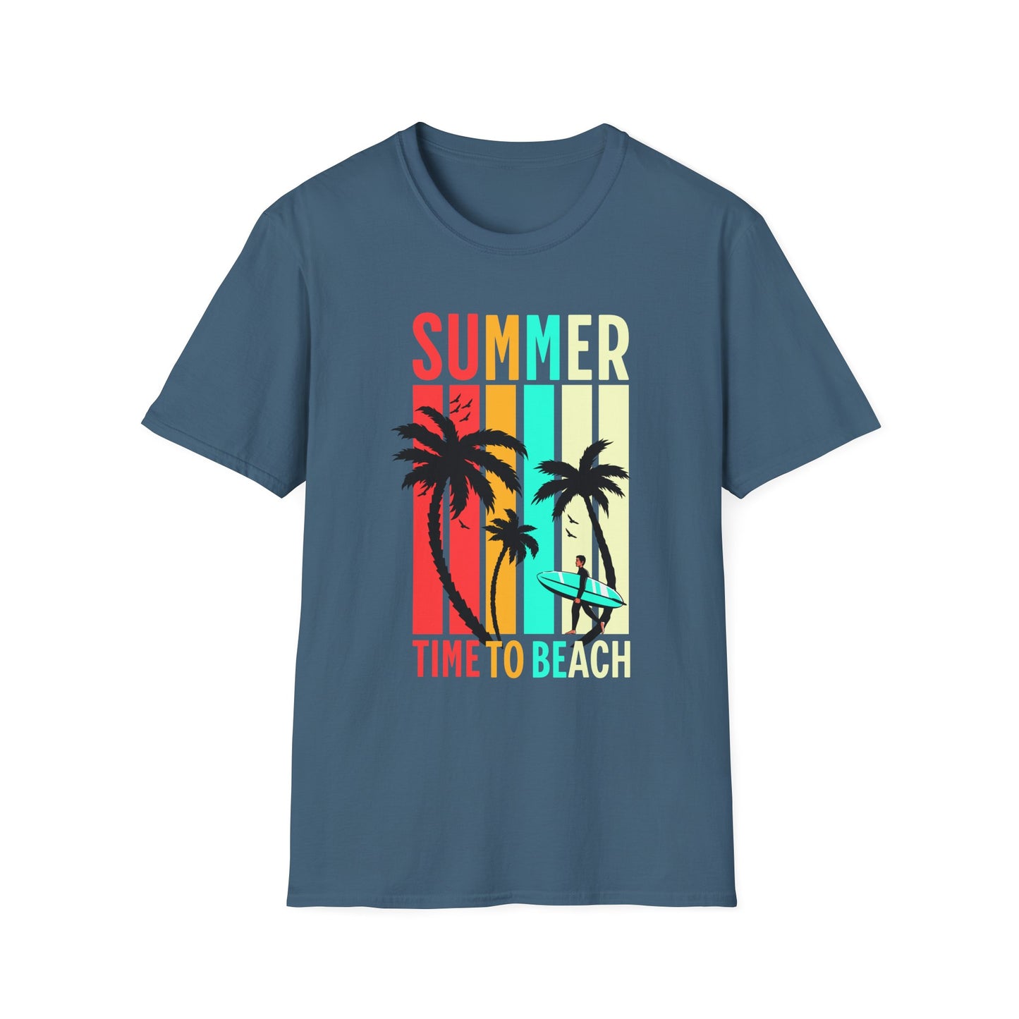 Summer Vibes Unisex T-Shirt, Beach Party Shirt, Casual Wear, Gift for Friends, Vacation Outfit, Coaster Inspired Design