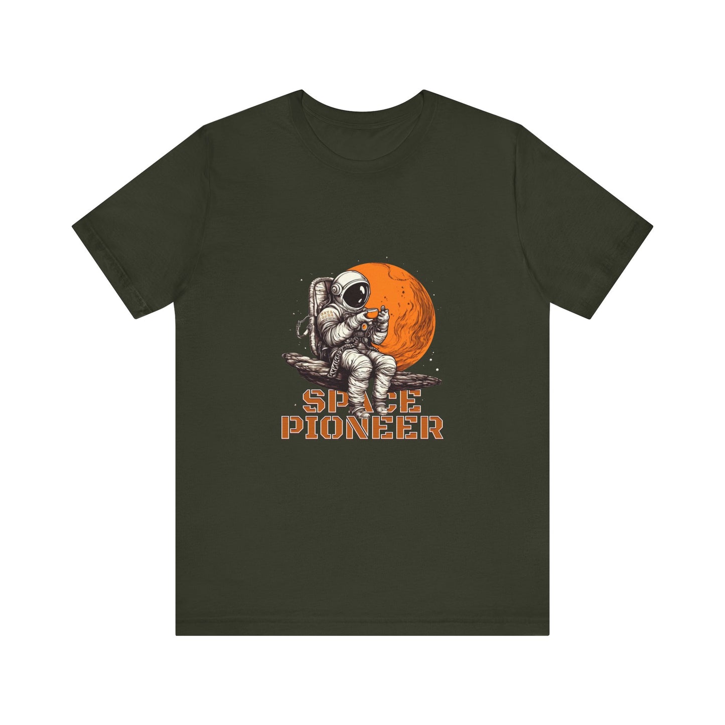 Space Pioneer Astronaut Tee, Cosmic Shirt, Gift for Astro Lovers, Unisex Graphic Tee, Sci-Fi T-Shirt, Casual Spacewear