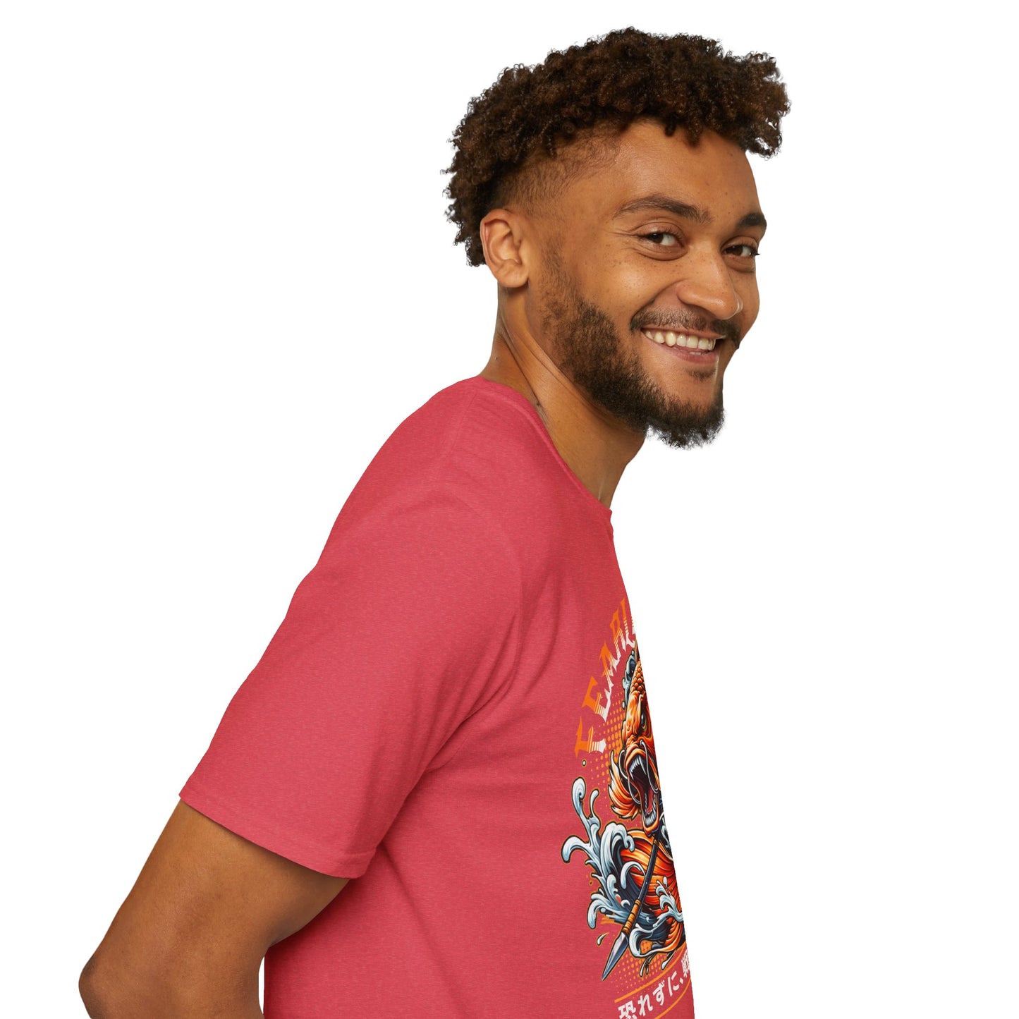 Fearless Koi Unisex Softstyle T-Shirt - Inspirational Gift, Casual Wear, Everyday Comfort, Success Apparel, Relaxed Fit