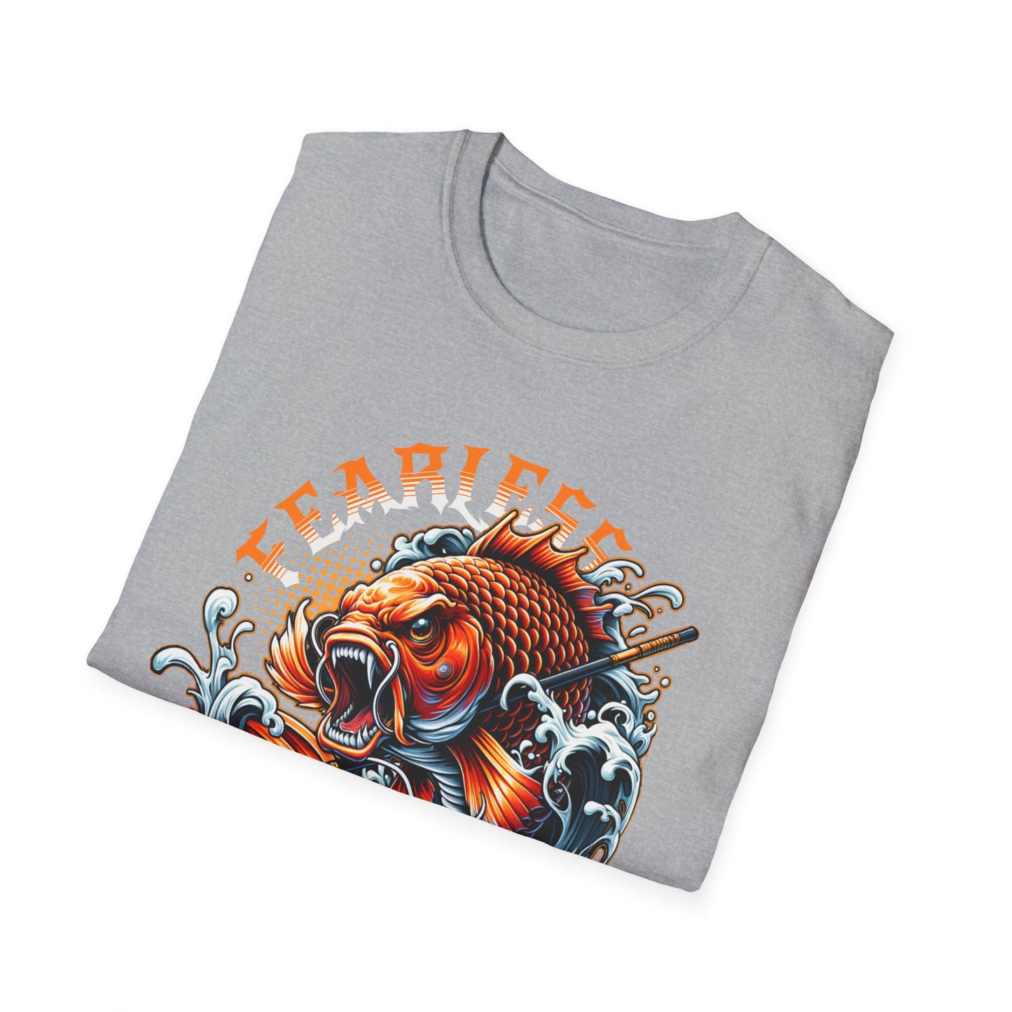 Fearless Koi Unisex Softstyle T-Shirt - Inspirational Gift, Casual Wear, Everyday Comfort, Success Apparel, Relaxed Fit
