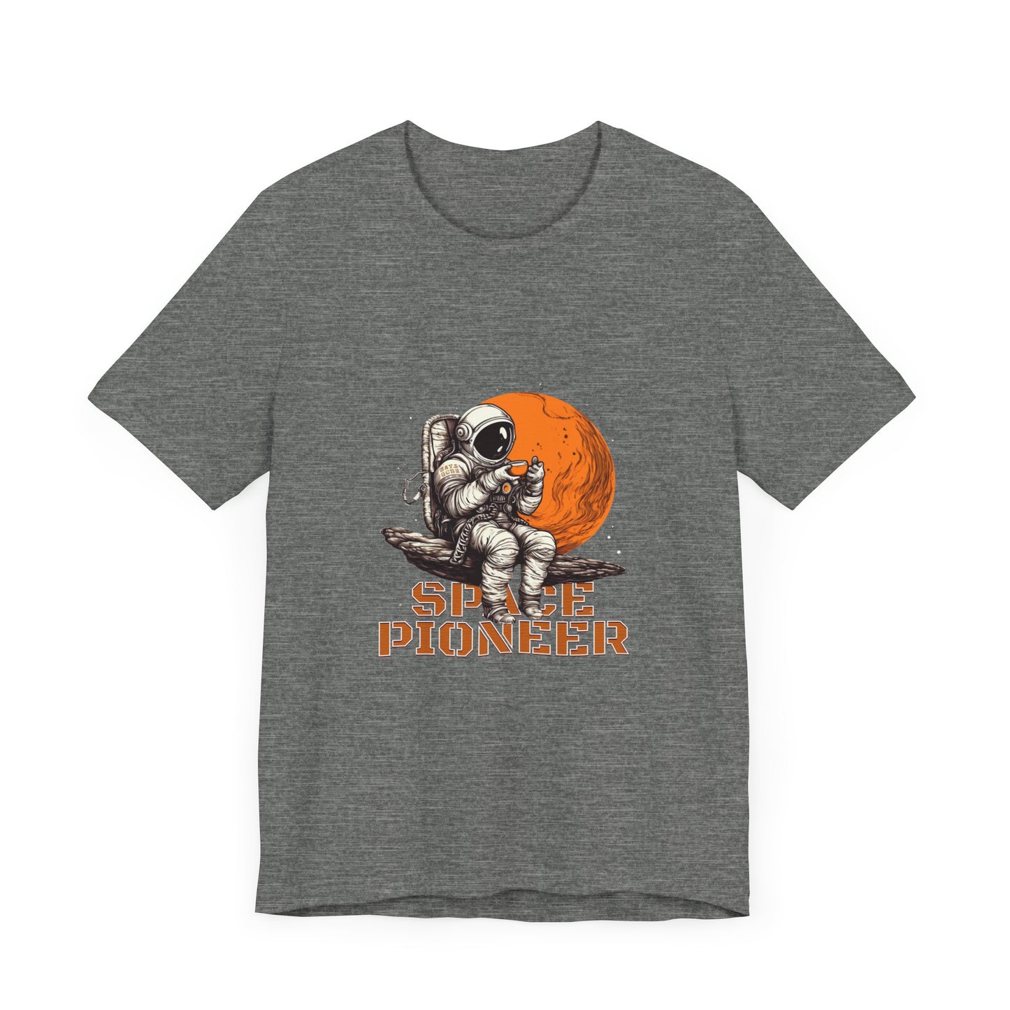 Space Pioneer Astronaut Tee, Cosmic Shirt, Gift for Astro Lovers, Unisex Graphic Tee, Sci-Fi T-Shirt, Casual Spacewear