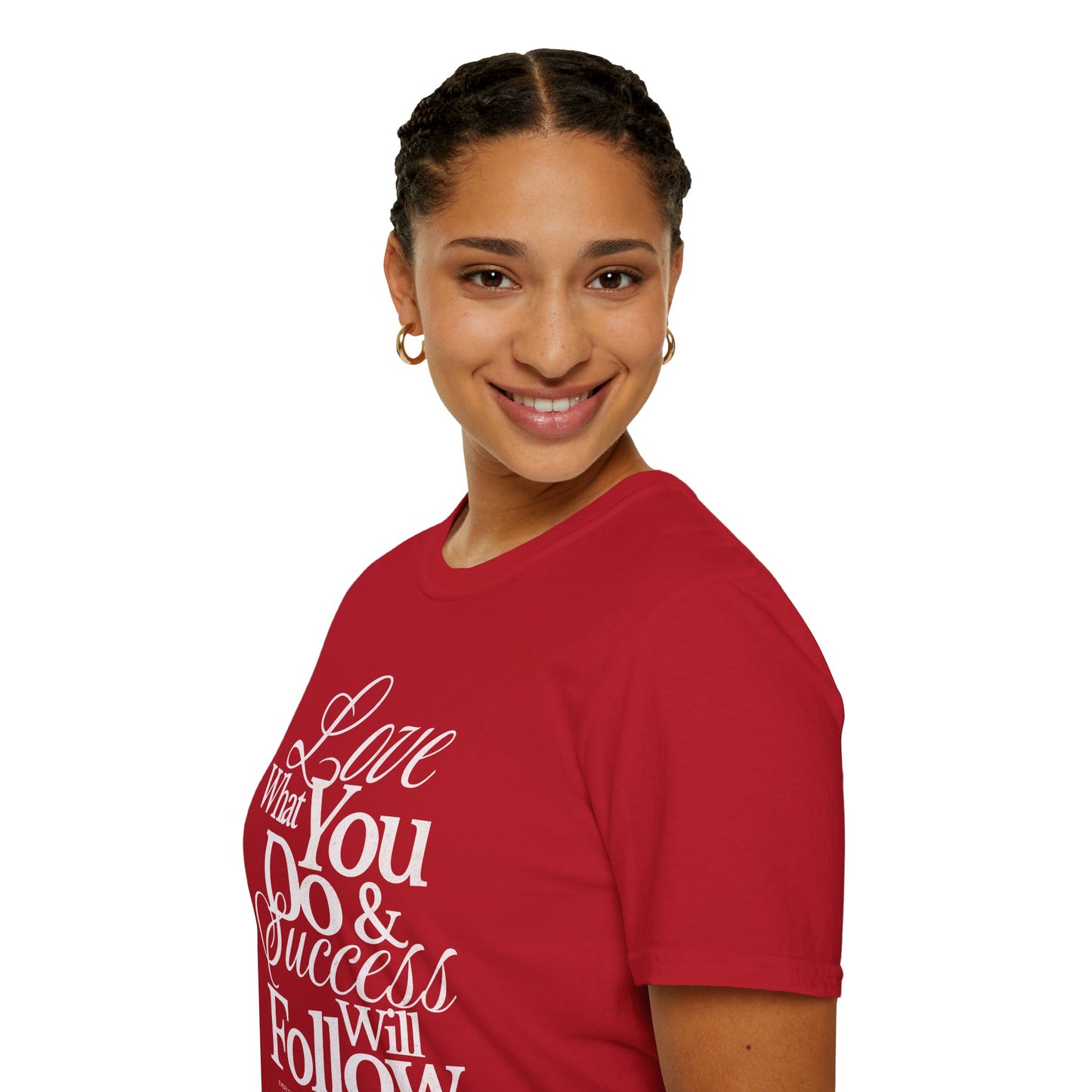Motivational Quote Unisex Softstyle T-Shirt - Inspirational Gift, Casual Wear, Everyday Comfort, Success Apparel, Relaxed Fit