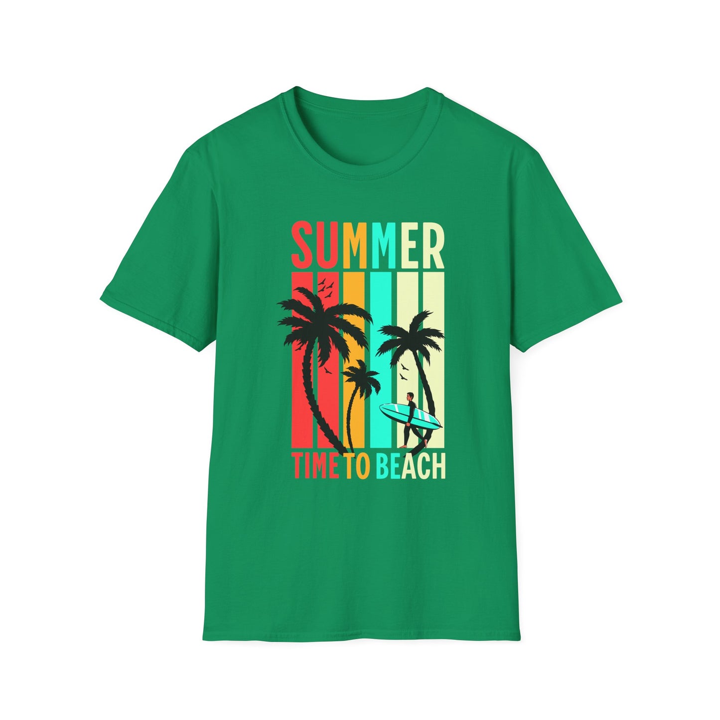 Summer Vibes Unisex T-Shirt, Beach Party Shirt, Casual Wear, Gift for Friends, Vacation Outfit, Coaster Inspired Design