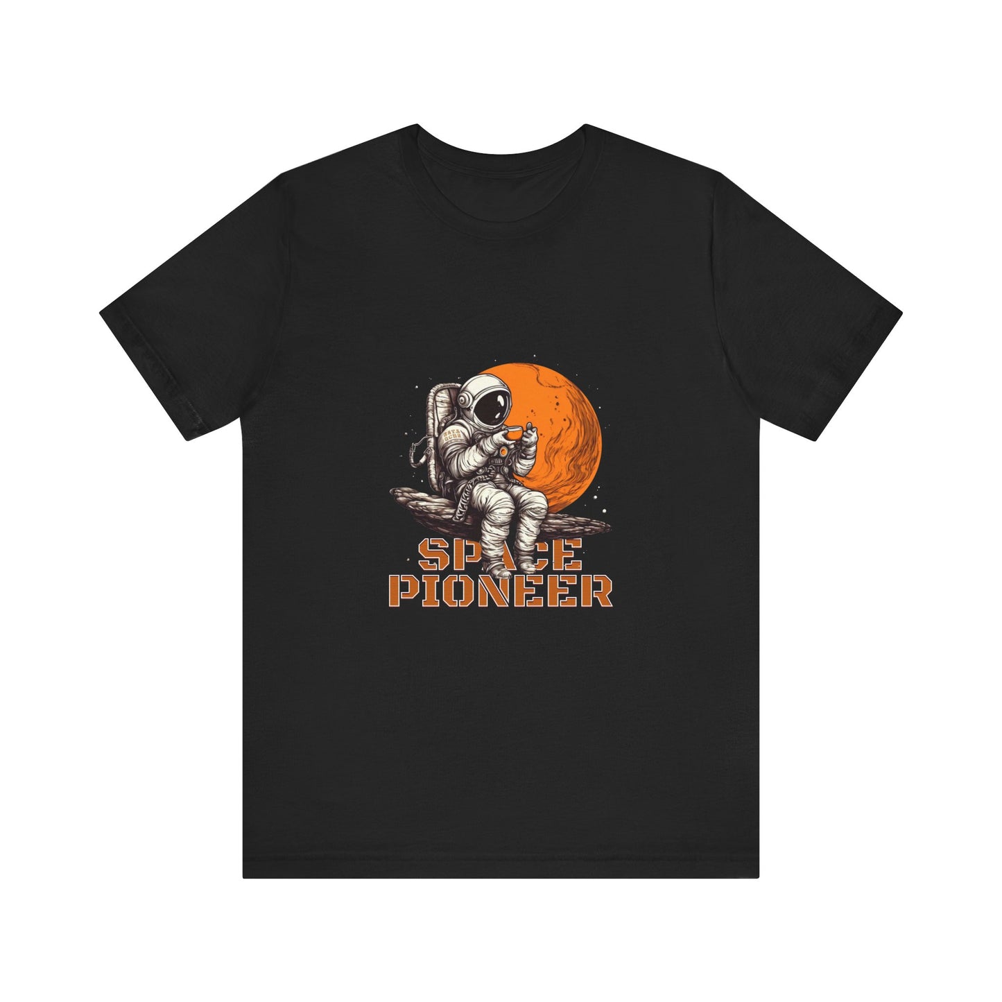 Space Pioneer Astronaut Tee, Cosmic Shirt, Gift for Astro Lovers, Unisex Graphic Tee, Sci-Fi T-Shirt, Casual Spacewear