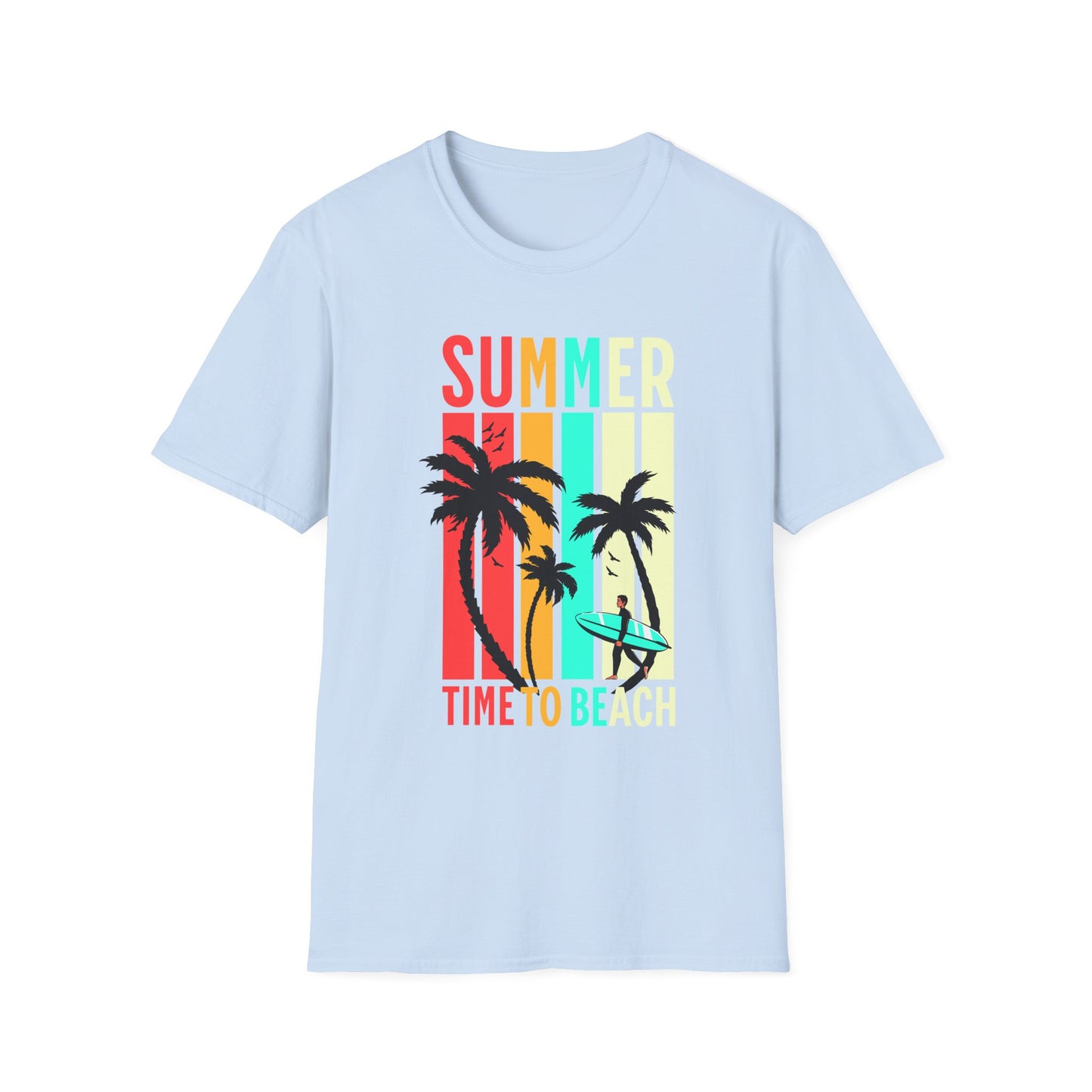 Summer Vibes Unisex T-Shirt, Beach Party Shirt, Casual Wear, Gift for Friends, Vacation Outfit, Coaster Inspired Design