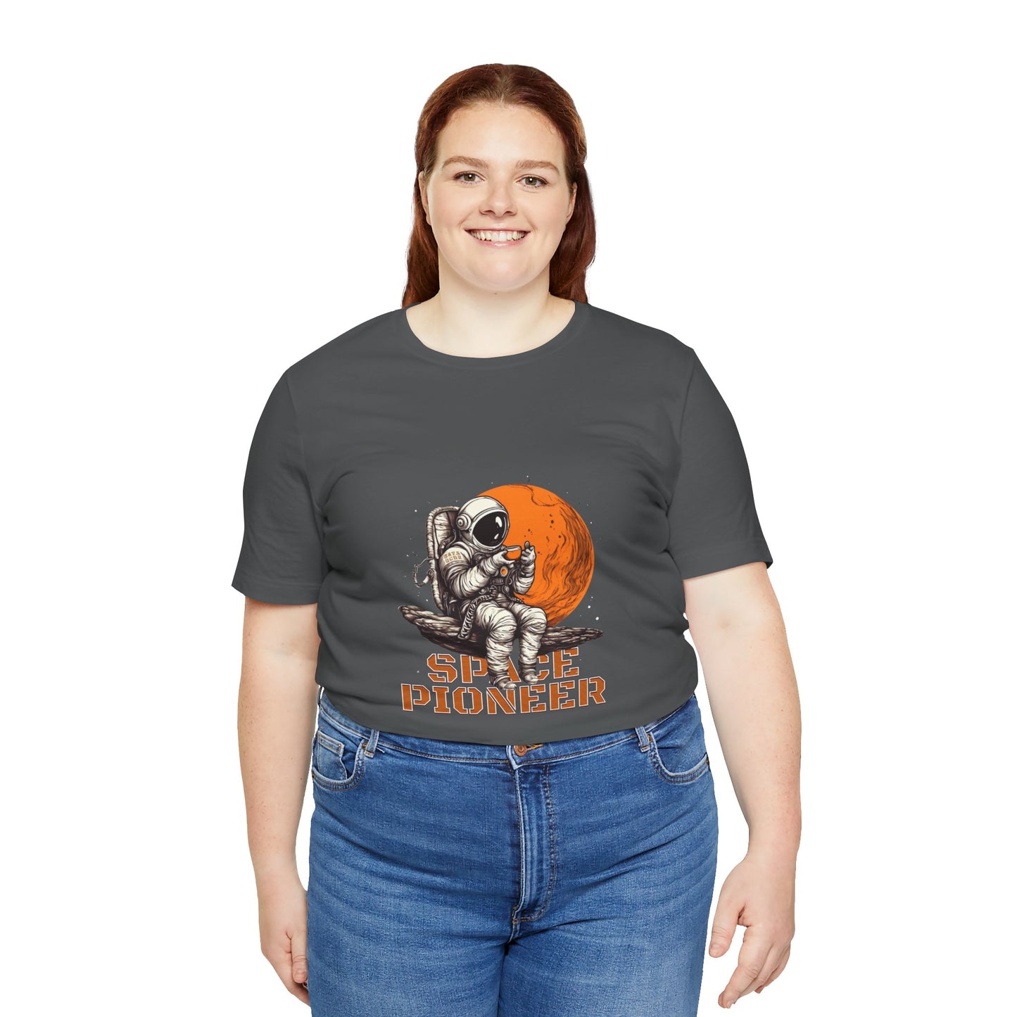 Space Pioneer Astronaut Tee, Cosmic Shirt, Gift for Astro Lovers, Unisex Graphic Tee, Sci-Fi T-Shirt, Casual Spacewear