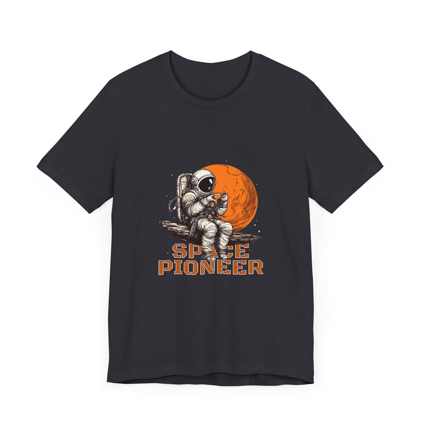 Space Pioneer Astronaut Tee, Cosmic Shirt, Gift for Astro Lovers, Unisex Graphic Tee, Sci-Fi T-Shirt, Casual Spacewear