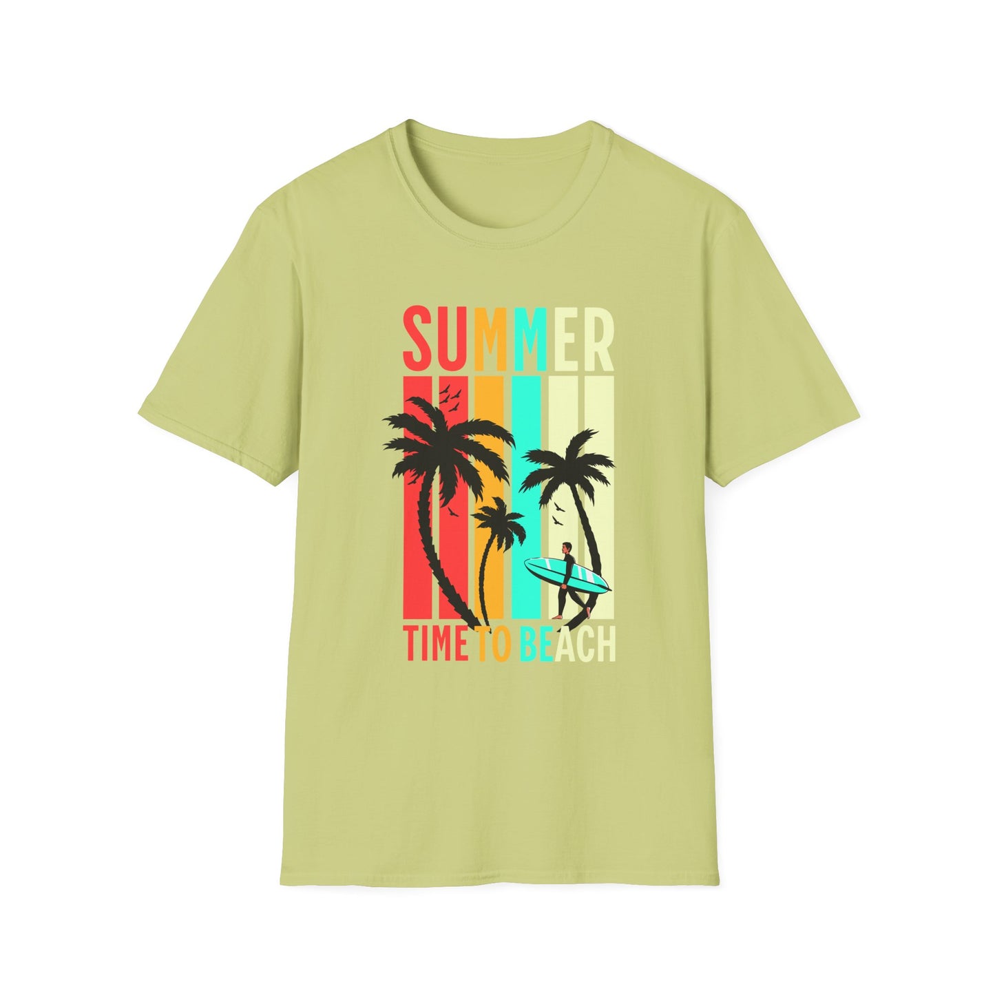 Summer Vibes Unisex T-Shirt, Beach Party Shirt, Casual Wear, Gift for Friends, Vacation Outfit, Coaster Inspired Design