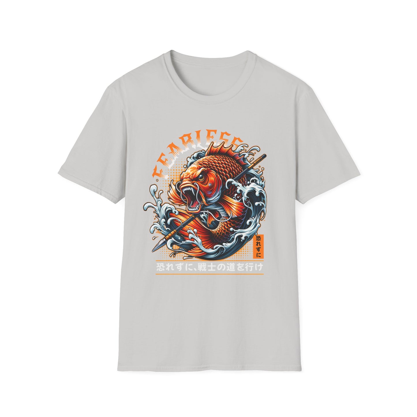 Fearless Koi Unisex Softstyle T-Shirt - Inspirational Gift, Casual Wear, Everyday Comfort, Success Apparel, Relaxed Fit