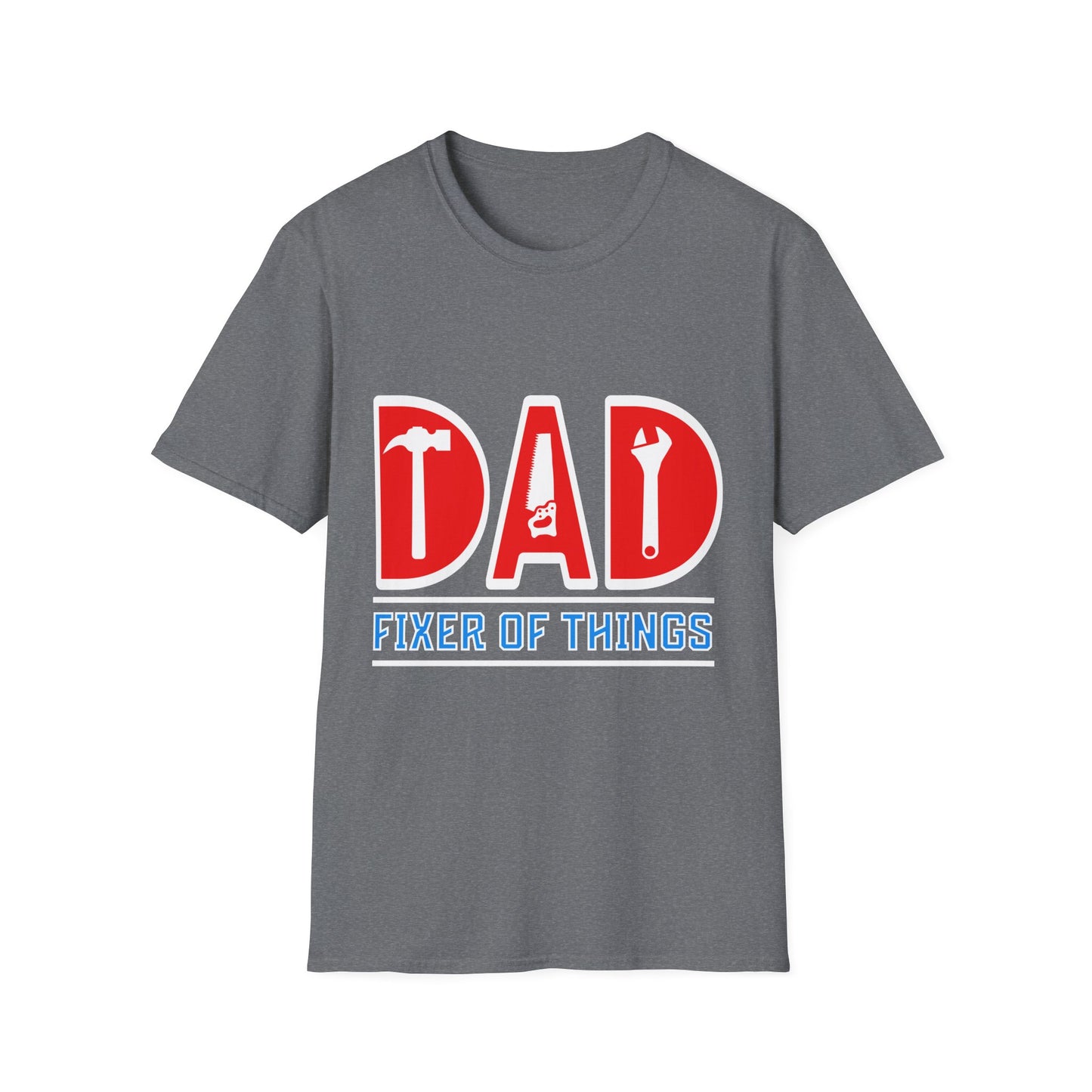 Dad Fixer of Things T-Shirt, Gift for Dad, Father's Day Shirt, Dad Humor Tee, Unisex Softstyle Tee