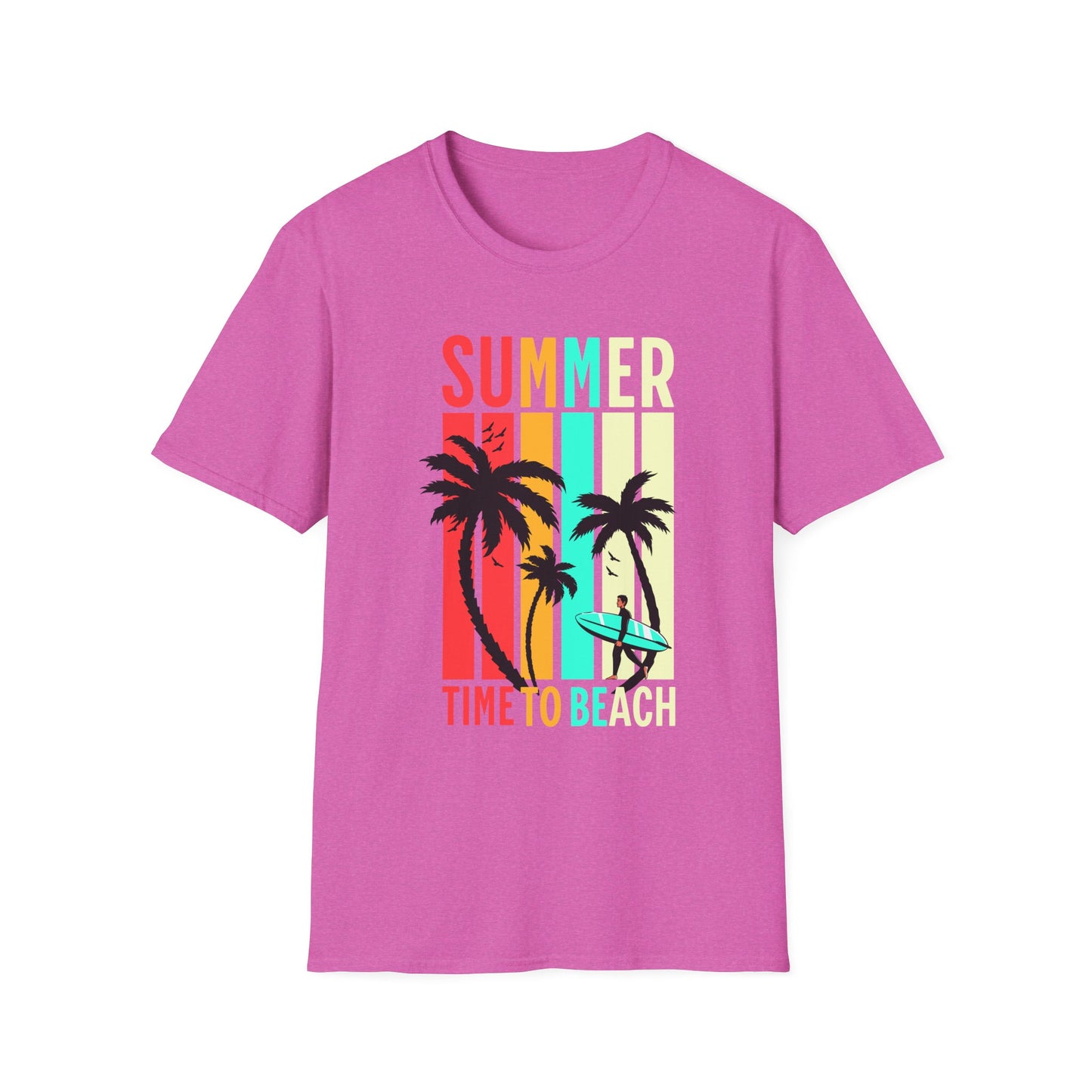 Summer Vibes Unisex T-Shirt, Beach Party Shirt, Casual Wear, Gift for Friends, Vacation Outfit, Coaster Inspired Design