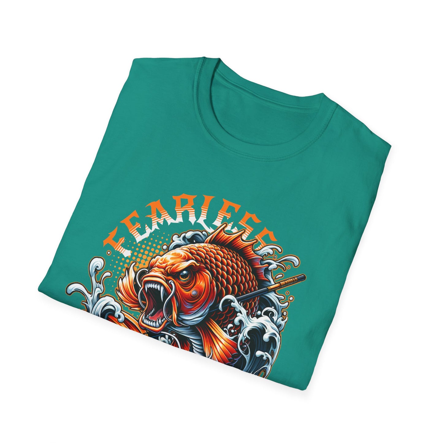 Fearless Koi Unisex Softstyle T-Shirt - Inspirational Gift, Casual Wear, Everyday Comfort, Success Apparel, Relaxed Fit