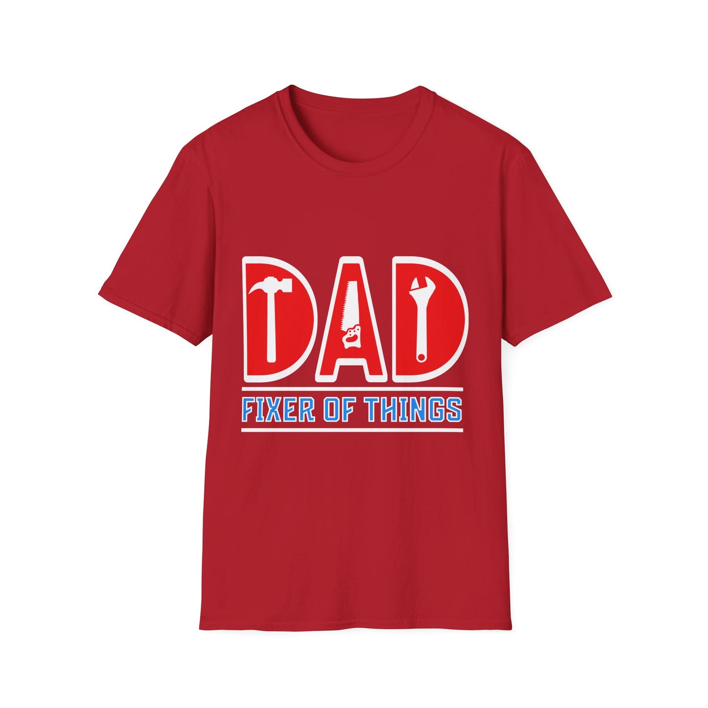 Dad Fixer of Things T-Shirt, Gift for Dad, Father's Day Shirt, Dad Humor Tee, Unisex Softstyle Tee