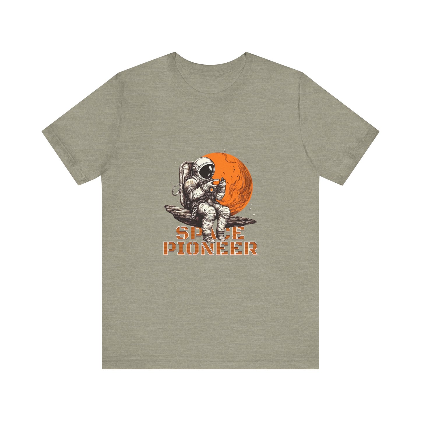 Space Pioneer Astronaut Tee, Cosmic Shirt, Gift for Astro Lovers, Unisex Graphic Tee, Sci-Fi T-Shirt, Casual Spacewear