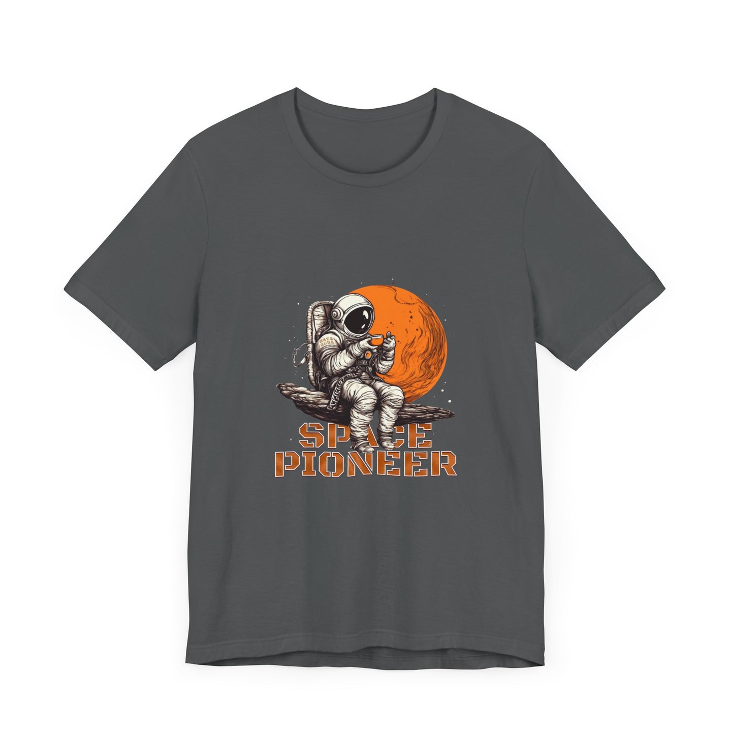 Space Pioneer Astronaut Tee, Cosmic Shirt, Gift for Astro Lovers, Unisex Graphic Tee, Sci-Fi T-Shirt, Casual Spacewear