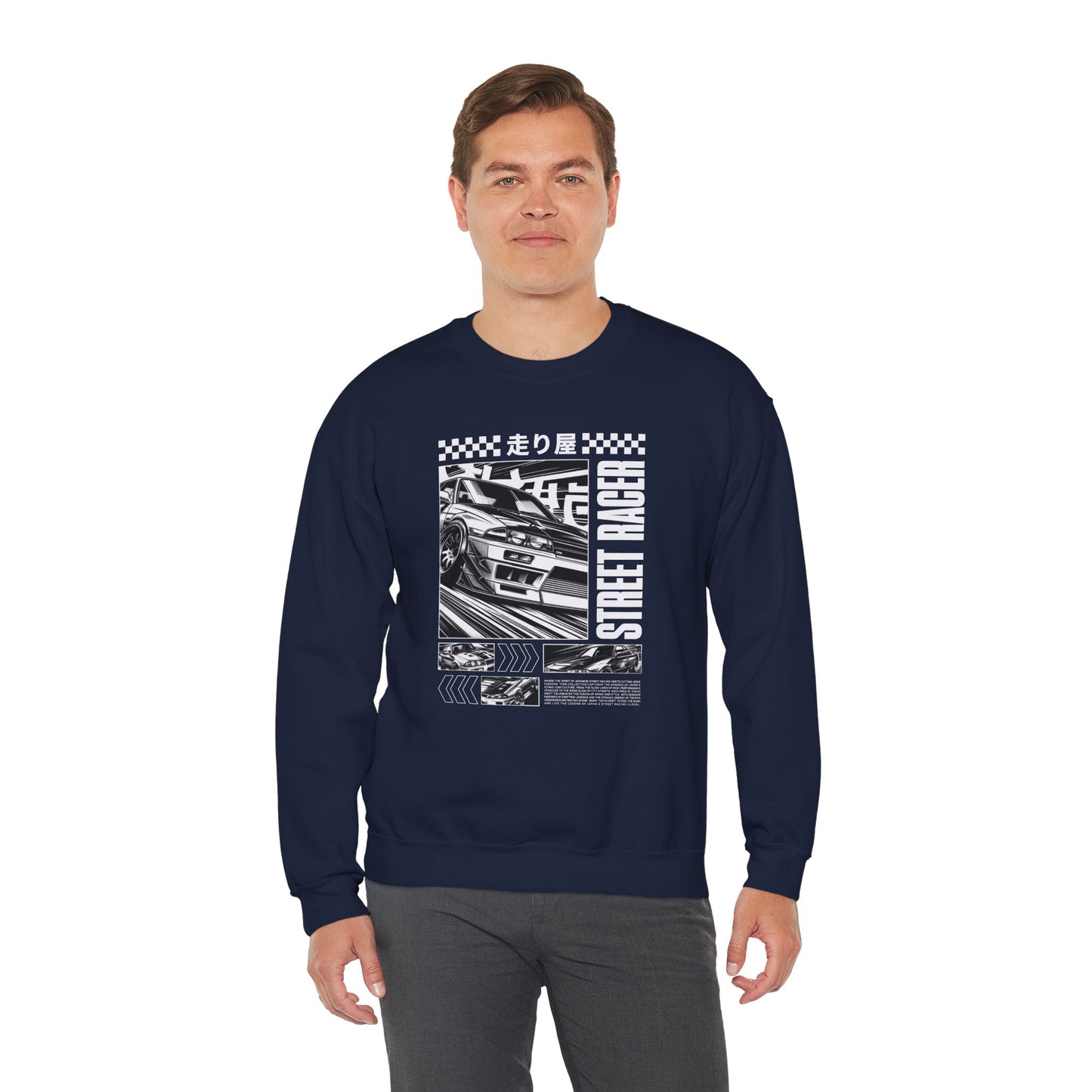 Vintage Racing Graphic Sweatshirt, Cool Car Sweatshirt, Automotive Gift, Unisex Crewneck, Casual Wear, Perfect for Car Lovers