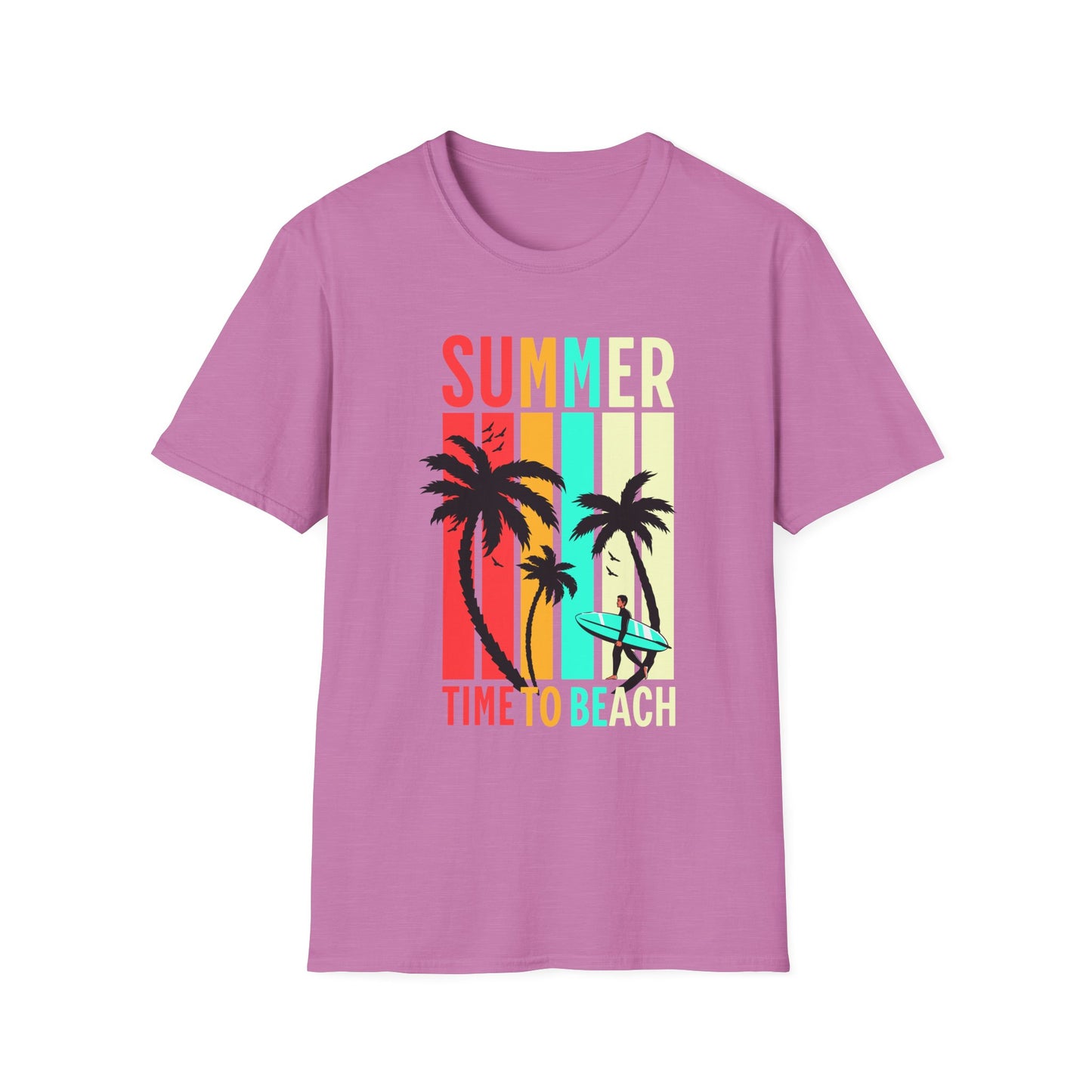 Summer Vibes Unisex T-Shirt, Beach Party Shirt, Casual Wear, Gift for Friends, Vacation Outfit, Coaster Inspired Design