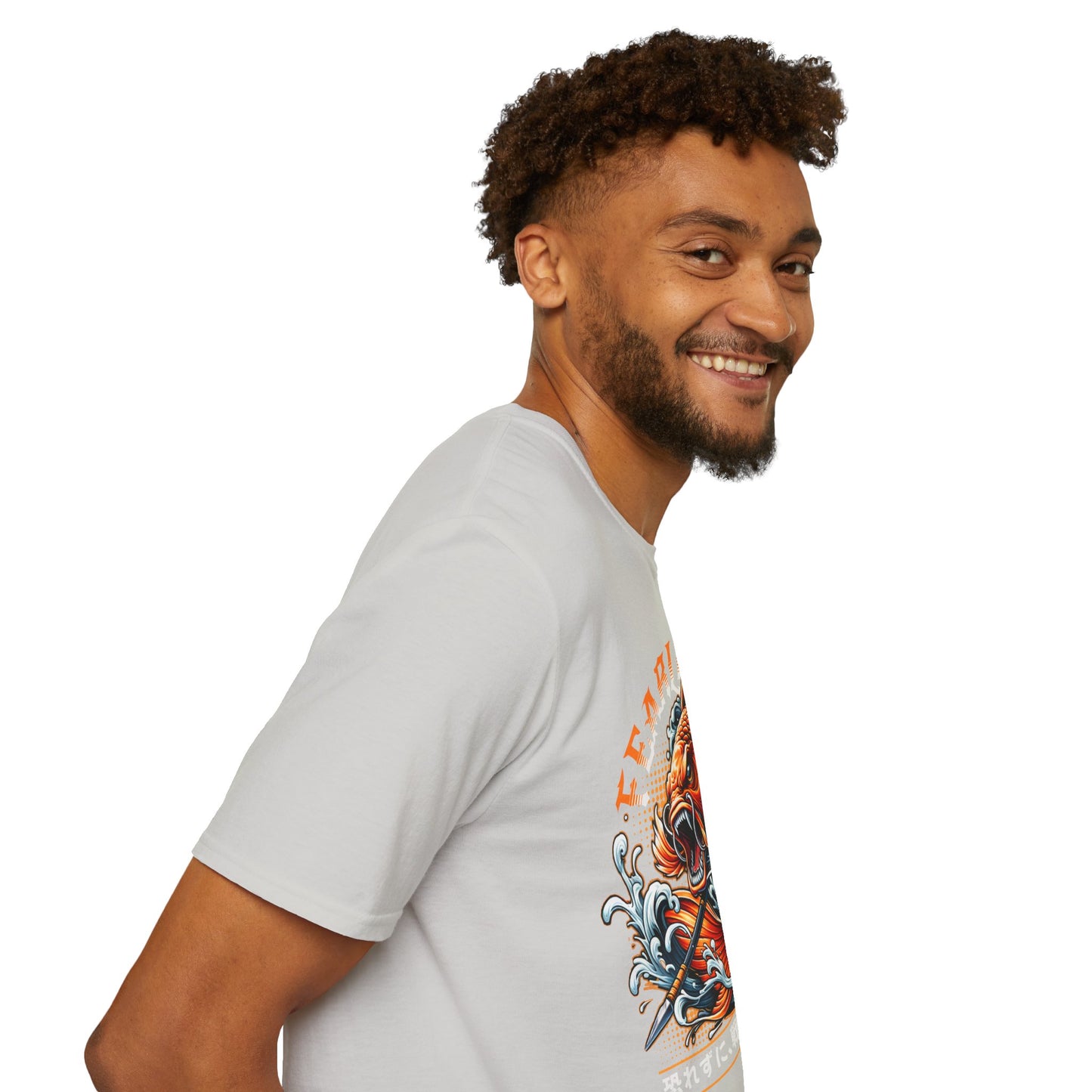 Fearless Koi Unisex Softstyle T-Shirt - Inspirational Gift, Casual Wear, Everyday Comfort, Success Apparel, Relaxed Fit