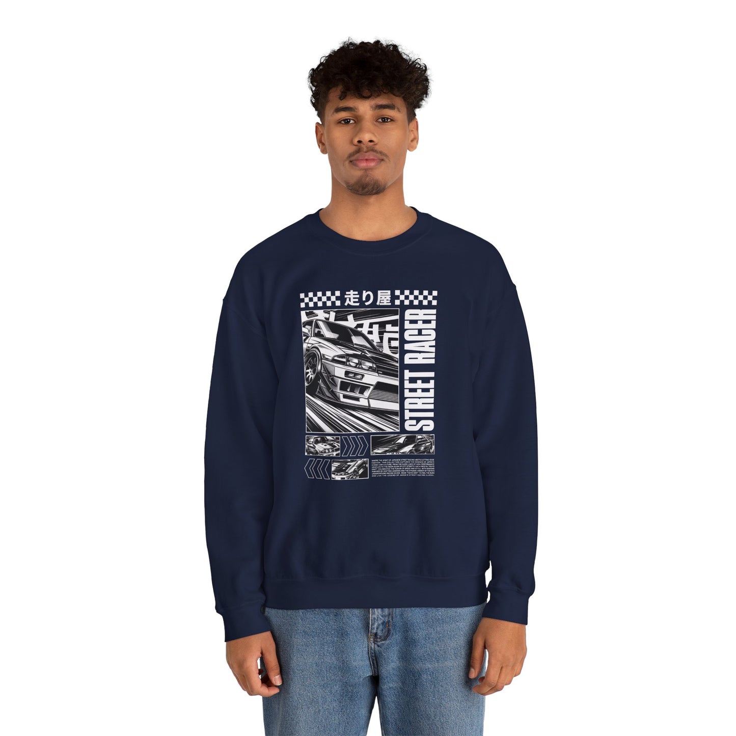 Vintage Racing Graphic Sweatshirt, Cool Car Sweatshirt, Automotive Gift, Unisex Crewneck, Casual Wear, Perfect for Car Lovers