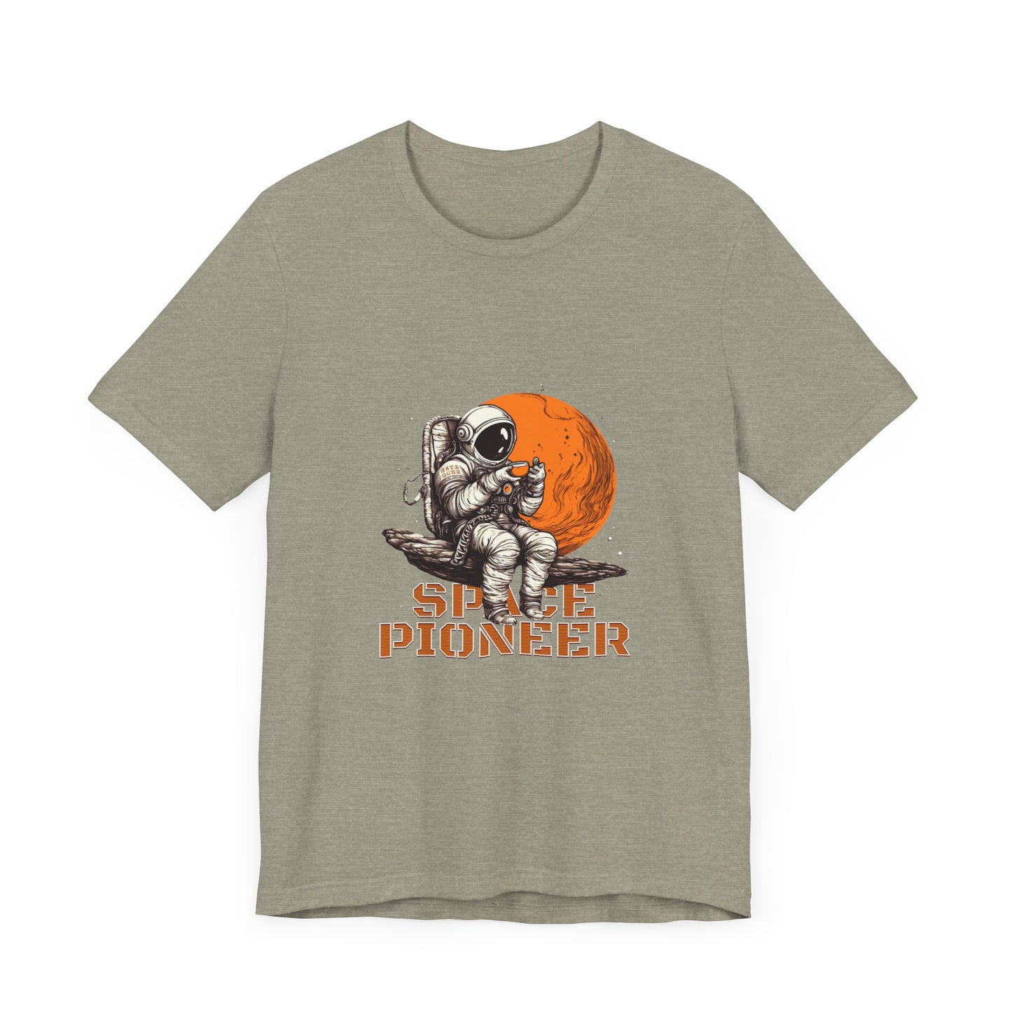 Space Pioneer Astronaut Tee, Cosmic Shirt, Gift for Astro Lovers, Unisex Graphic Tee, Sci-Fi T-Shirt, Casual Spacewear