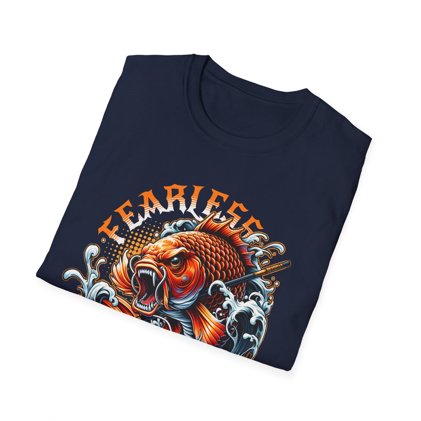 Fearless Koi Unisex Softstyle T-Shirt - Inspirational Gift, Casual Wear, Everyday Comfort, Success Apparel, Relaxed Fit