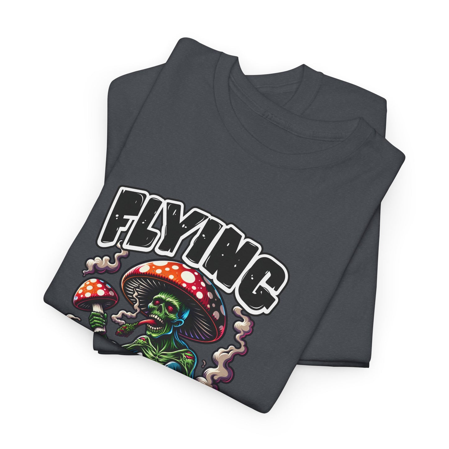 Flying High Unisex Cotton Tee, Psychedelic Shirt, Casual Wear, Gift for Stoners, Retro Fashion, Fun Graphic T-Shirt