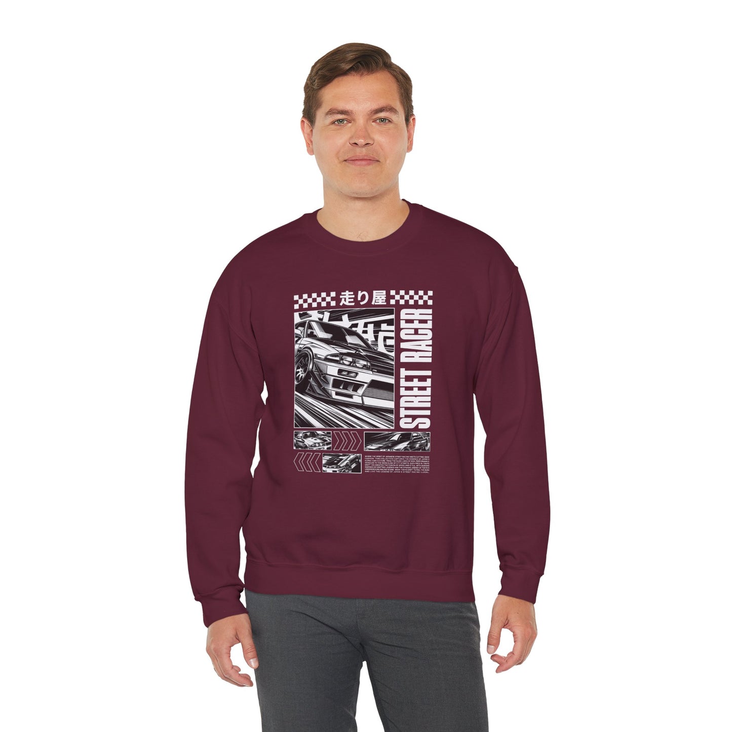 Vintage Racing Graphic Sweatshirt, Cool Car Sweatshirt, Automotive Gift, Unisex Crewneck, Casual Wear, Perfect for Car Lovers