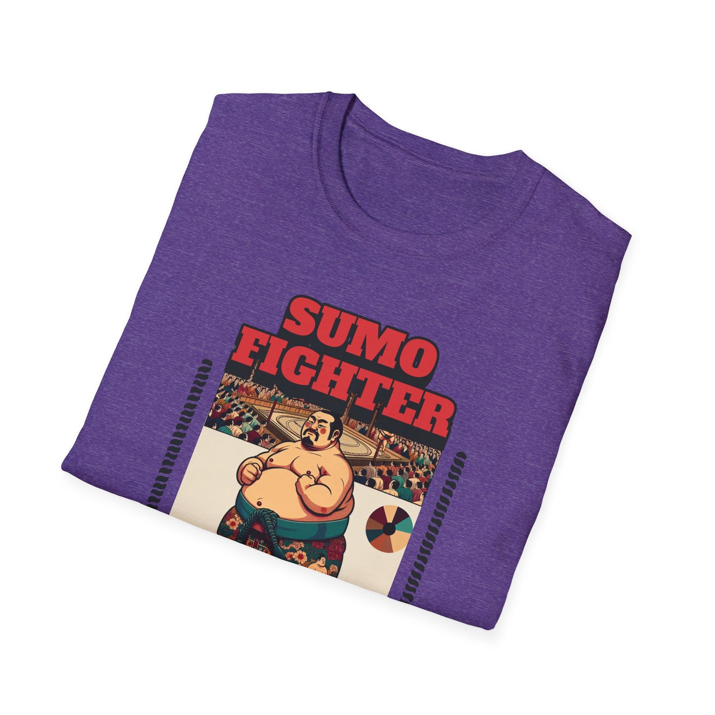 Sumo Fighter Graphic Tee | Fun Unisex T-Shirt for Sports Fans, Unique Gift, Casual Style, Anime Lovers, Vintage Aesthetic