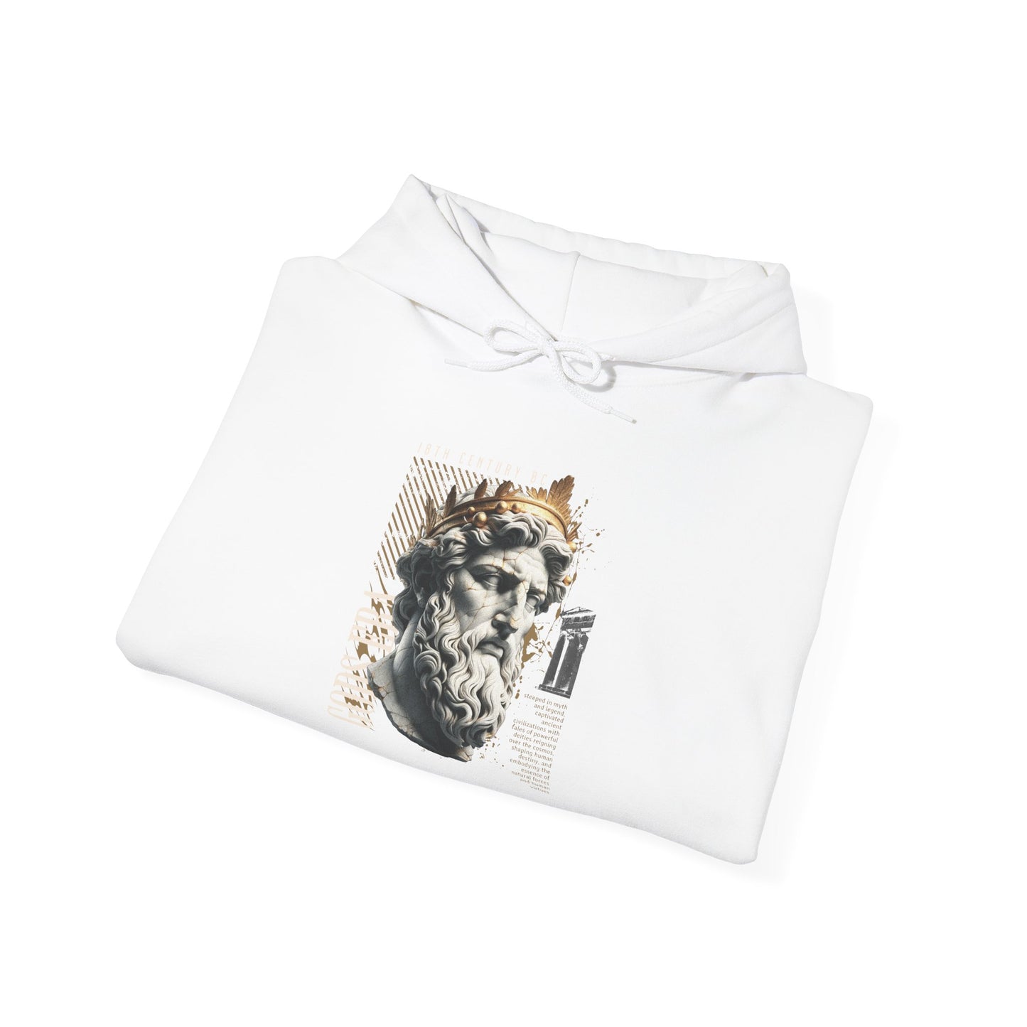 Artistic Hooded Sweatshirt with Classic Design, Casual Apparel, Gift for Art Lovers, Unisex Fashion, Cozy Streetwear, Layering Essential