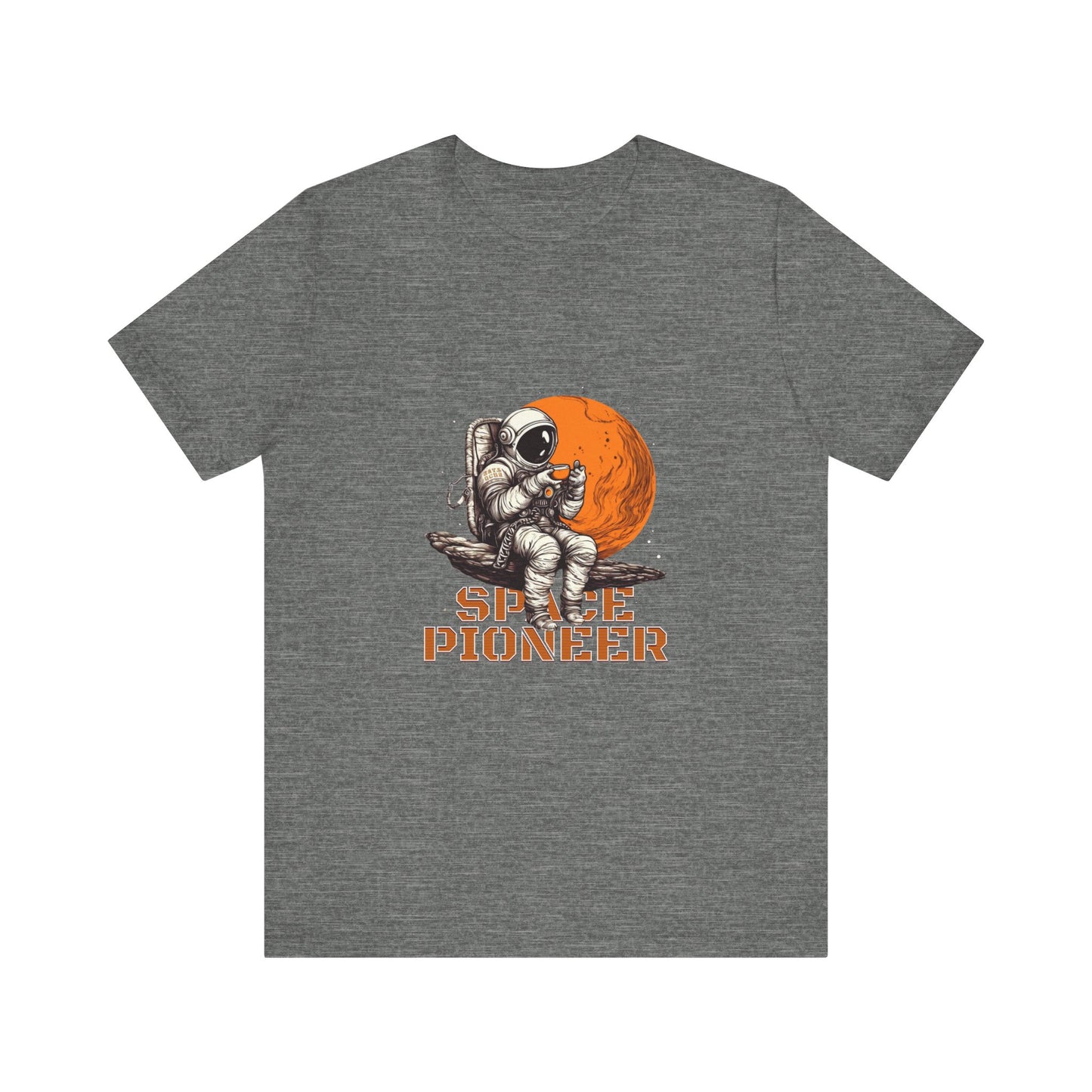 Space Pioneer Astronaut Tee, Cosmic Shirt, Gift for Astro Lovers, Unisex Graphic Tee, Sci-Fi T-Shirt, Casual Spacewear