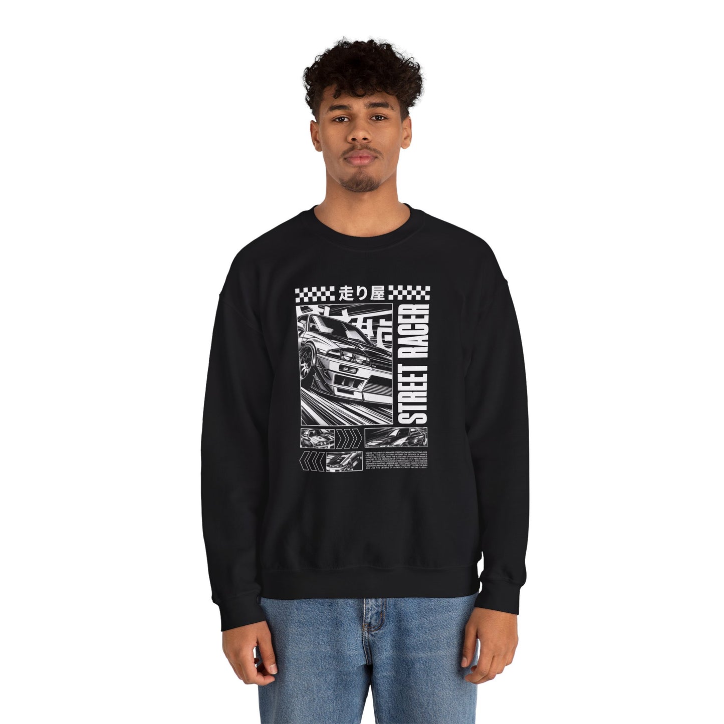 Vintage Racing Graphic Sweatshirt, Cool Car Sweatshirt, Automotive Gift, Unisex Crewneck, Casual Wear, Perfect for Car Lovers