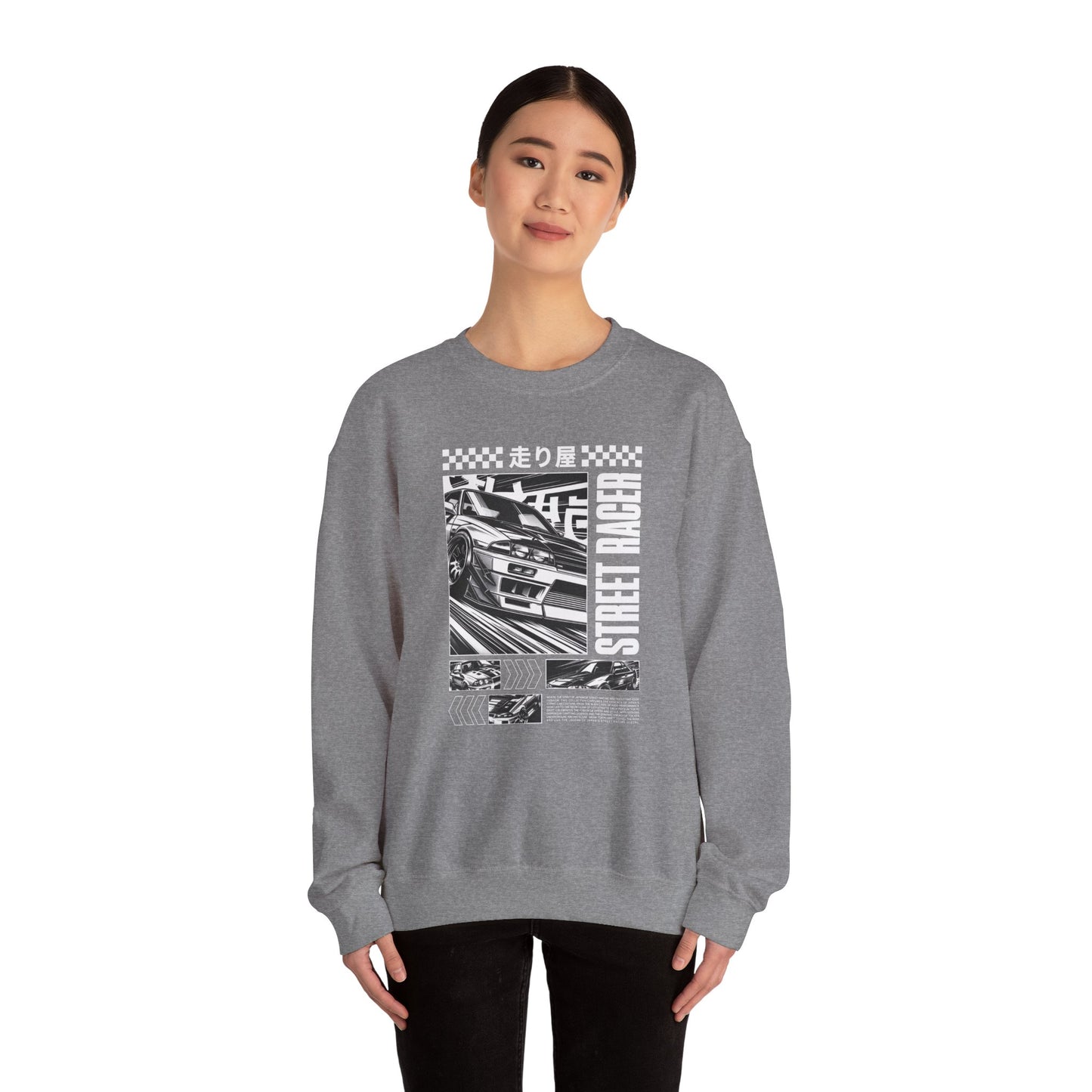 Vintage Racing Graphic Sweatshirt, Cool Car Sweatshirt, Automotive Gift, Unisex Crewneck, Casual Wear, Perfect for Car Lovers